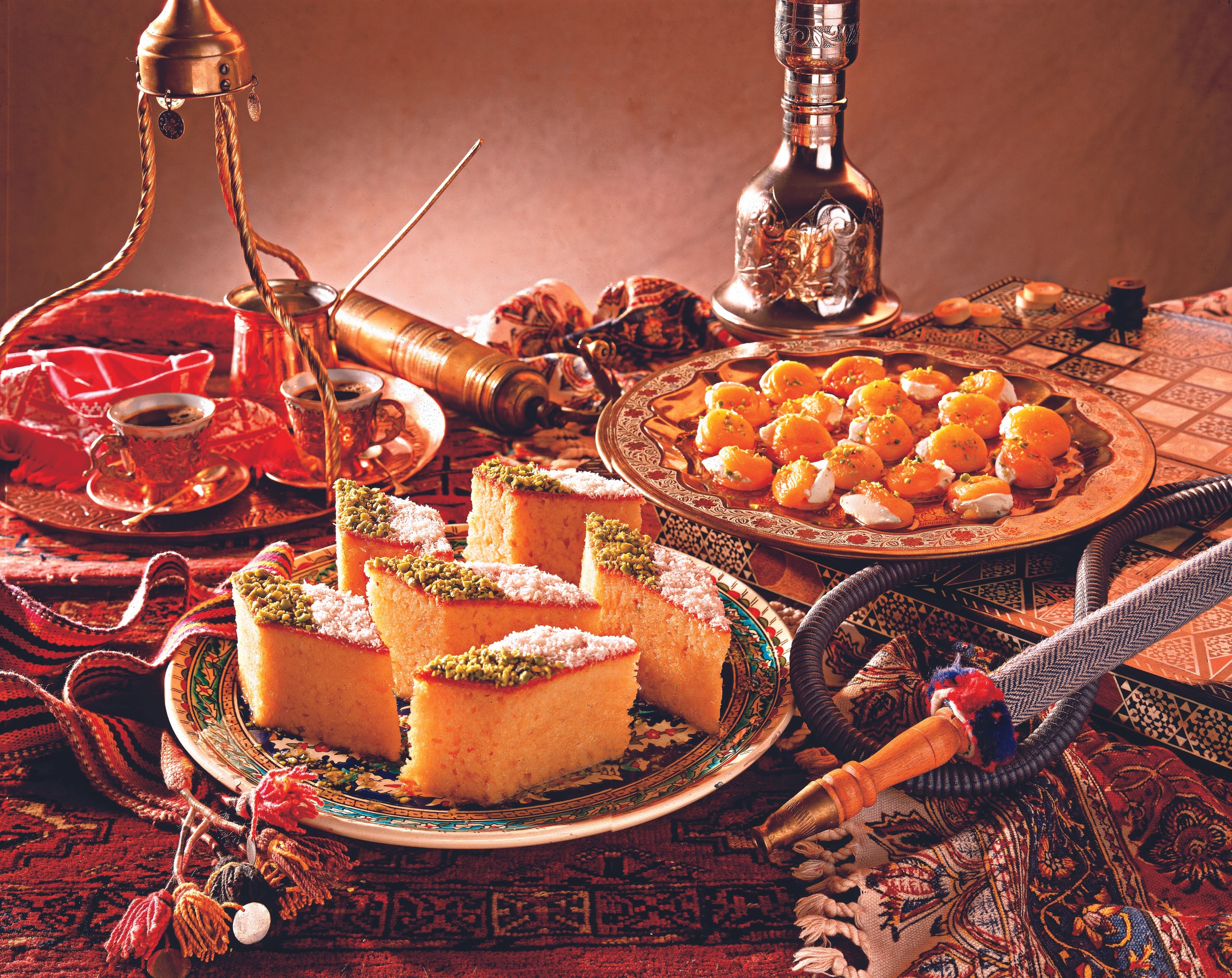 Yogurt Tatlisi: Türkischer Joghurt-Grießkuchen mit Sirup