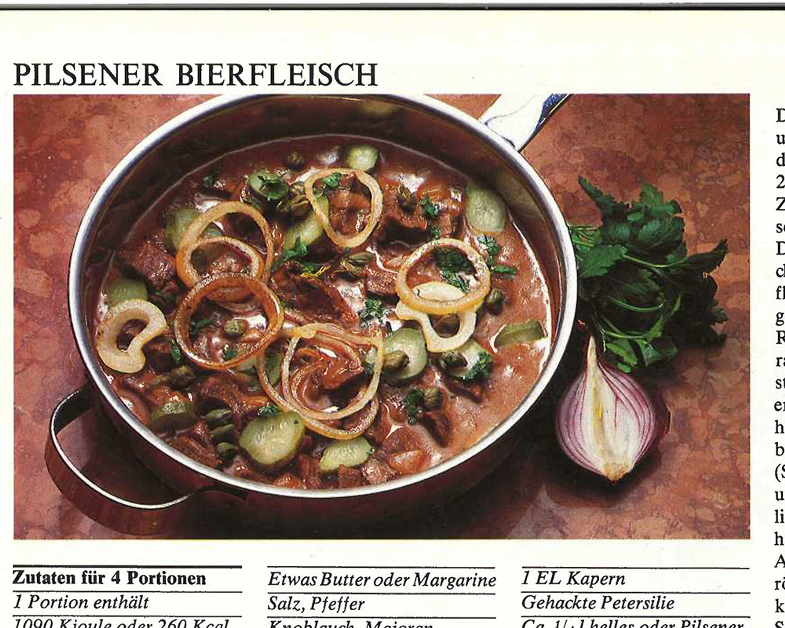 Pilsener Bierfleisch