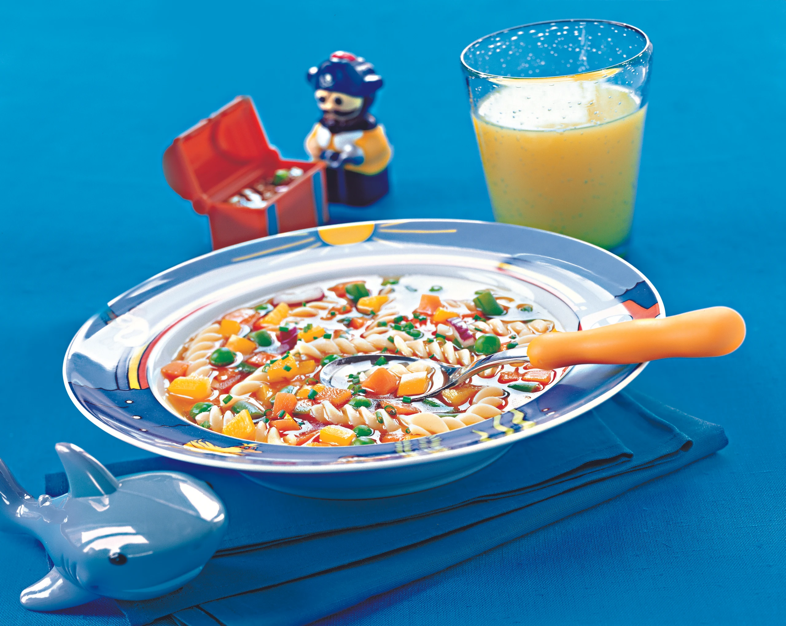 Gemüsesuppe mit Nudeln