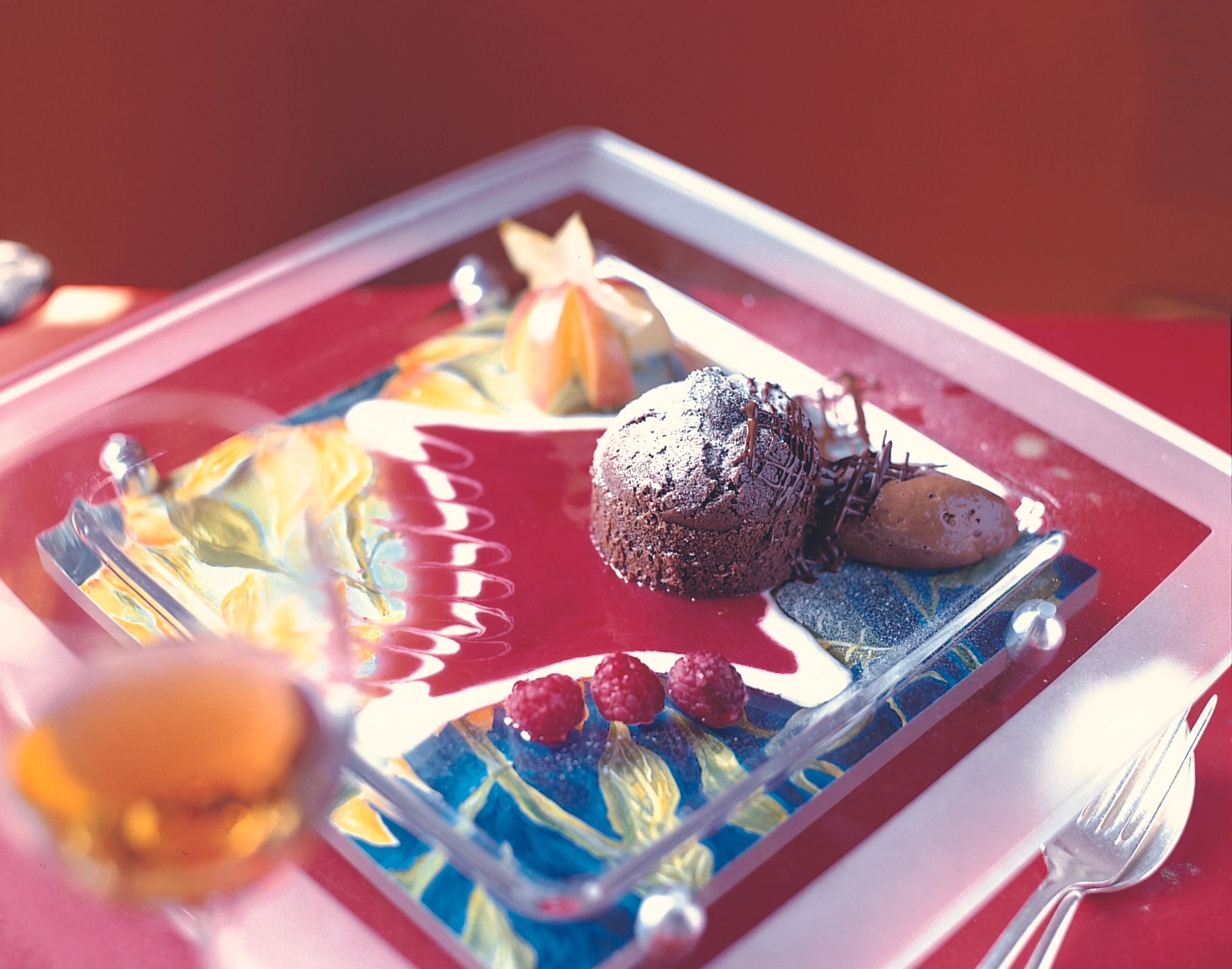 Warme Schoko-Aufläufe