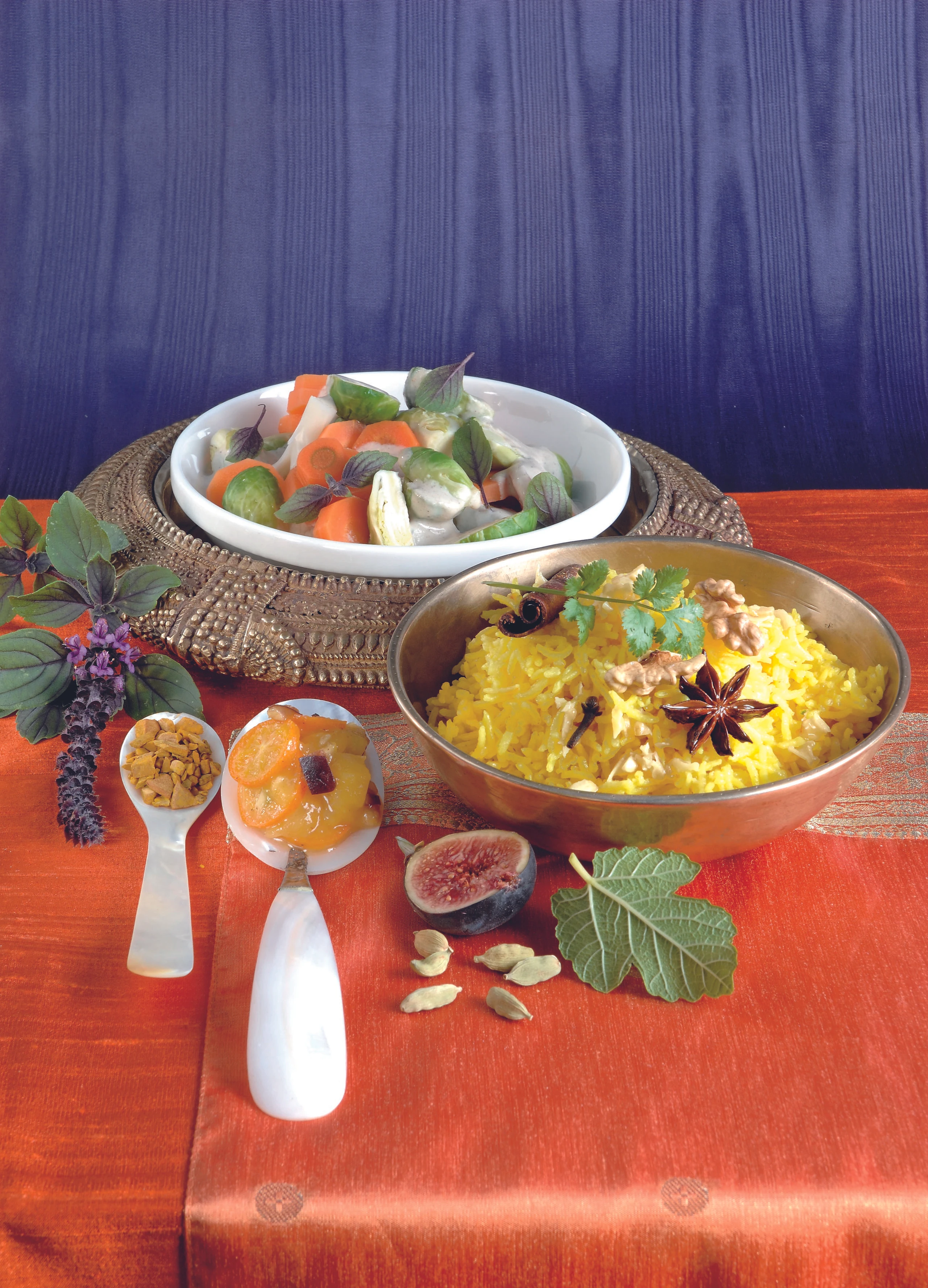 Gemüse in Cashew-Sauce