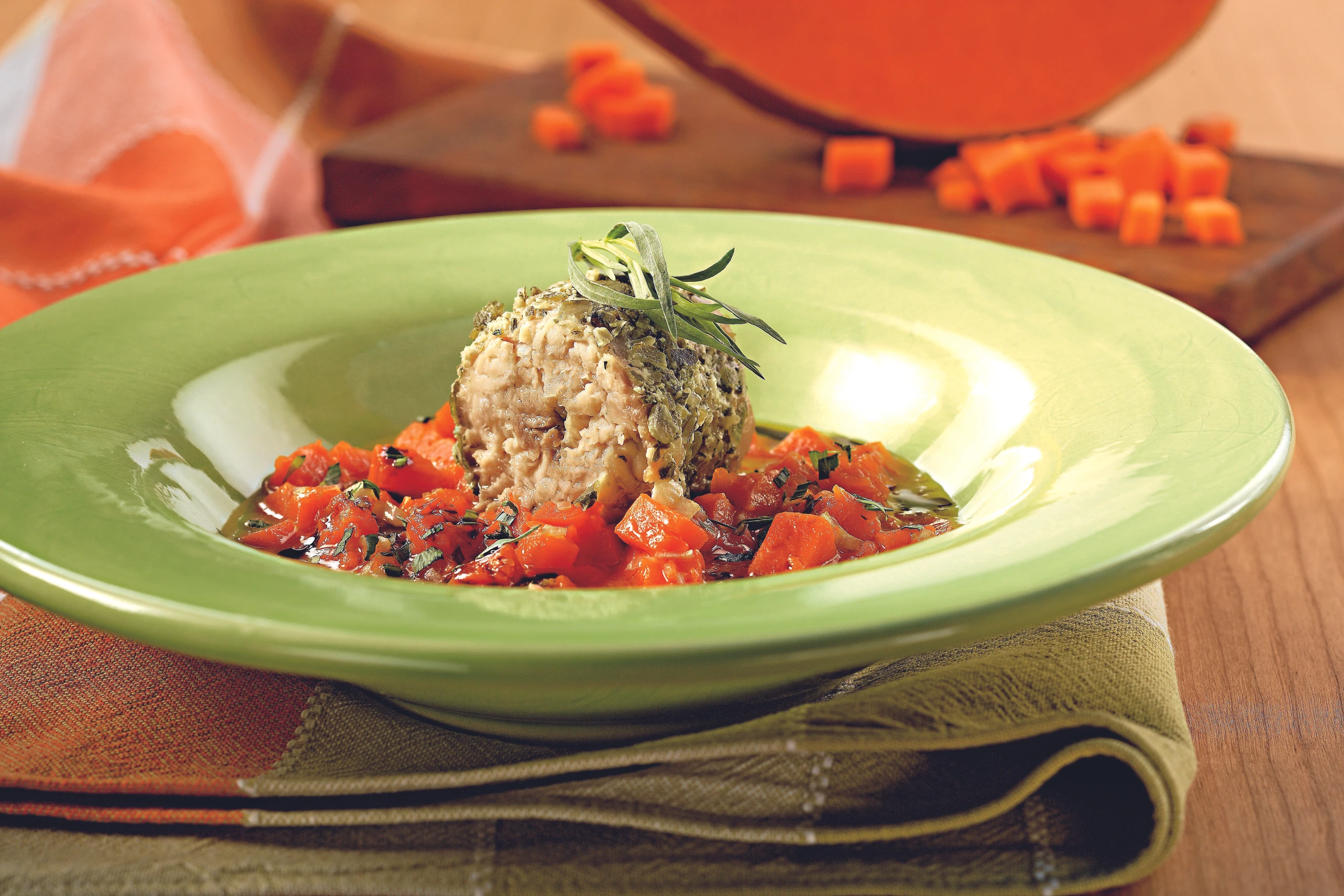 Wels in der Kürbiskernkruste