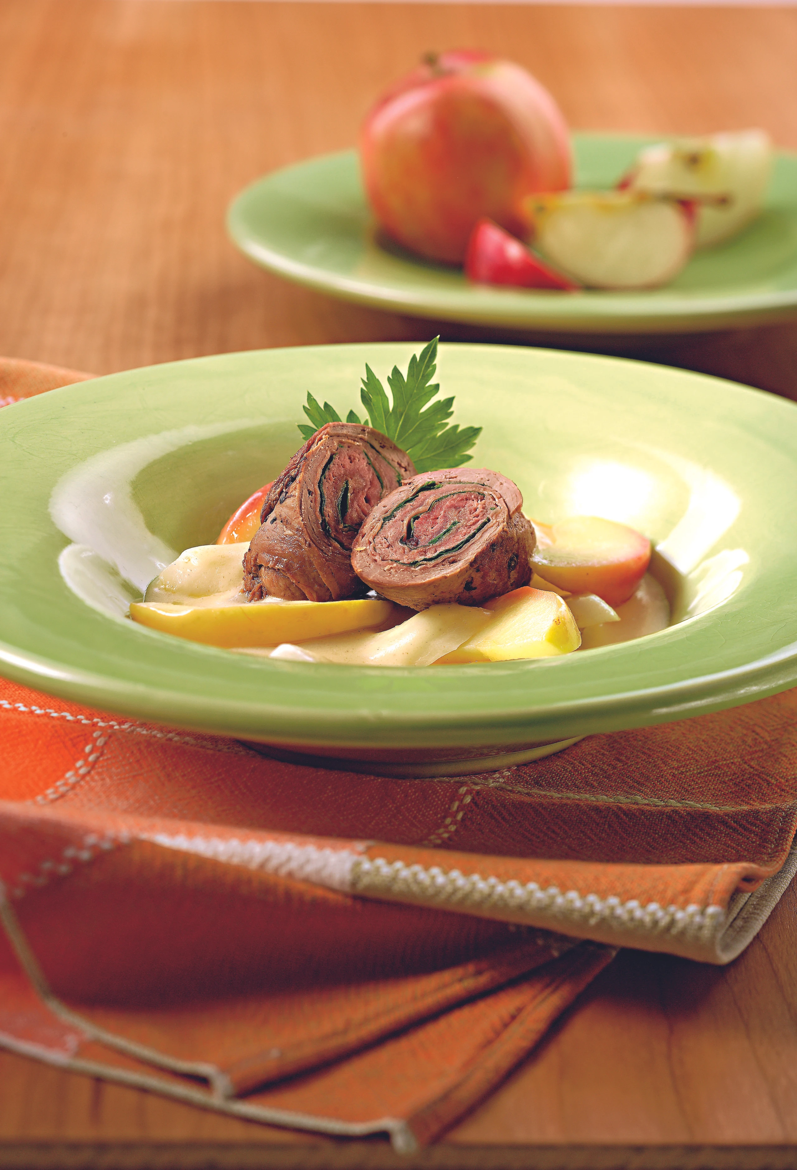 Rehröllchen mit Rohschinken