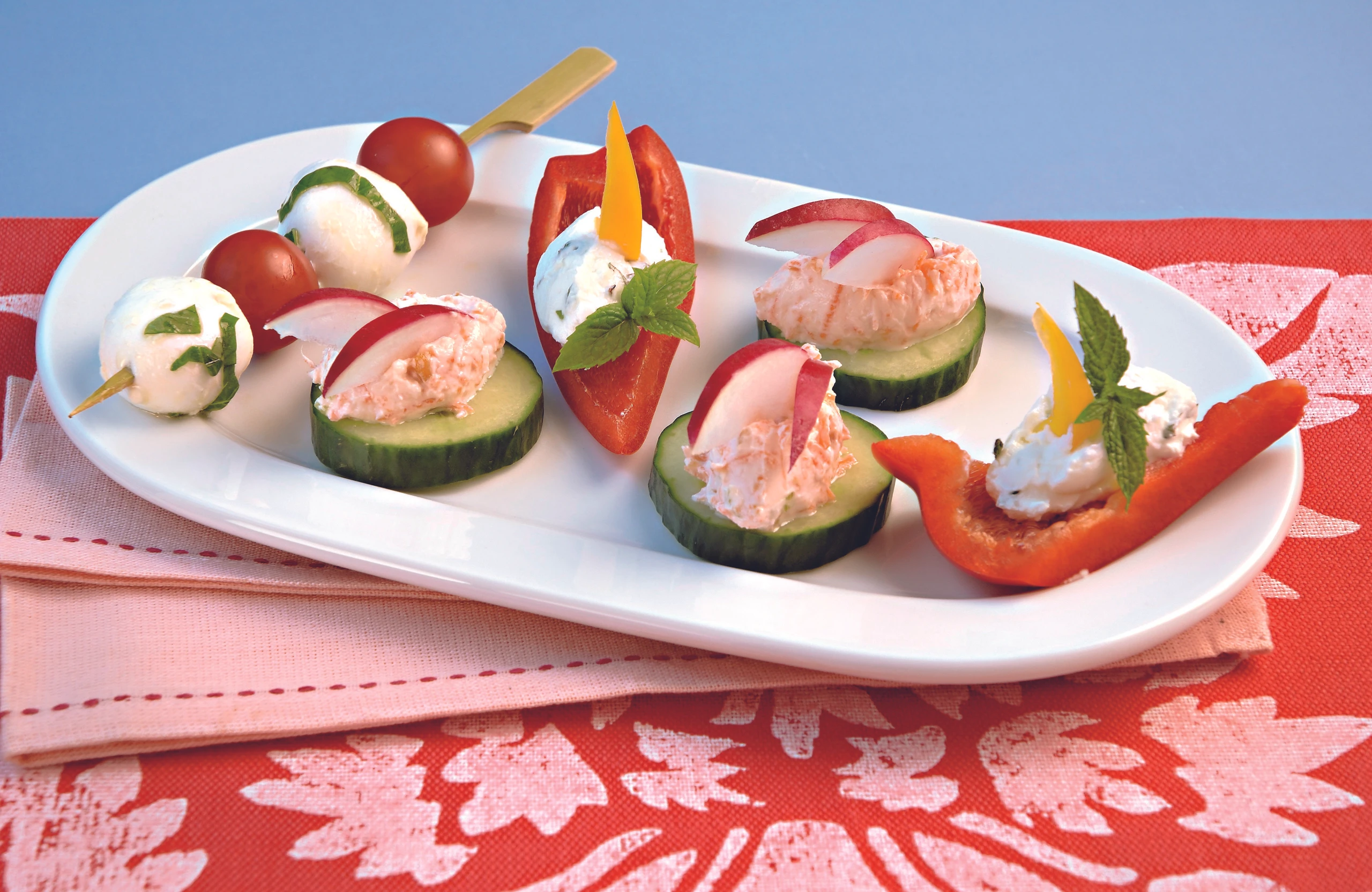 Vegetarisches Fingerfood