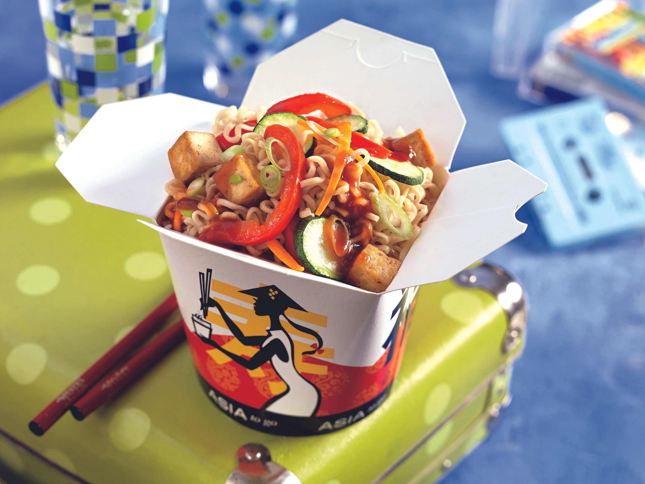 Asia-Nudeln aus der Box