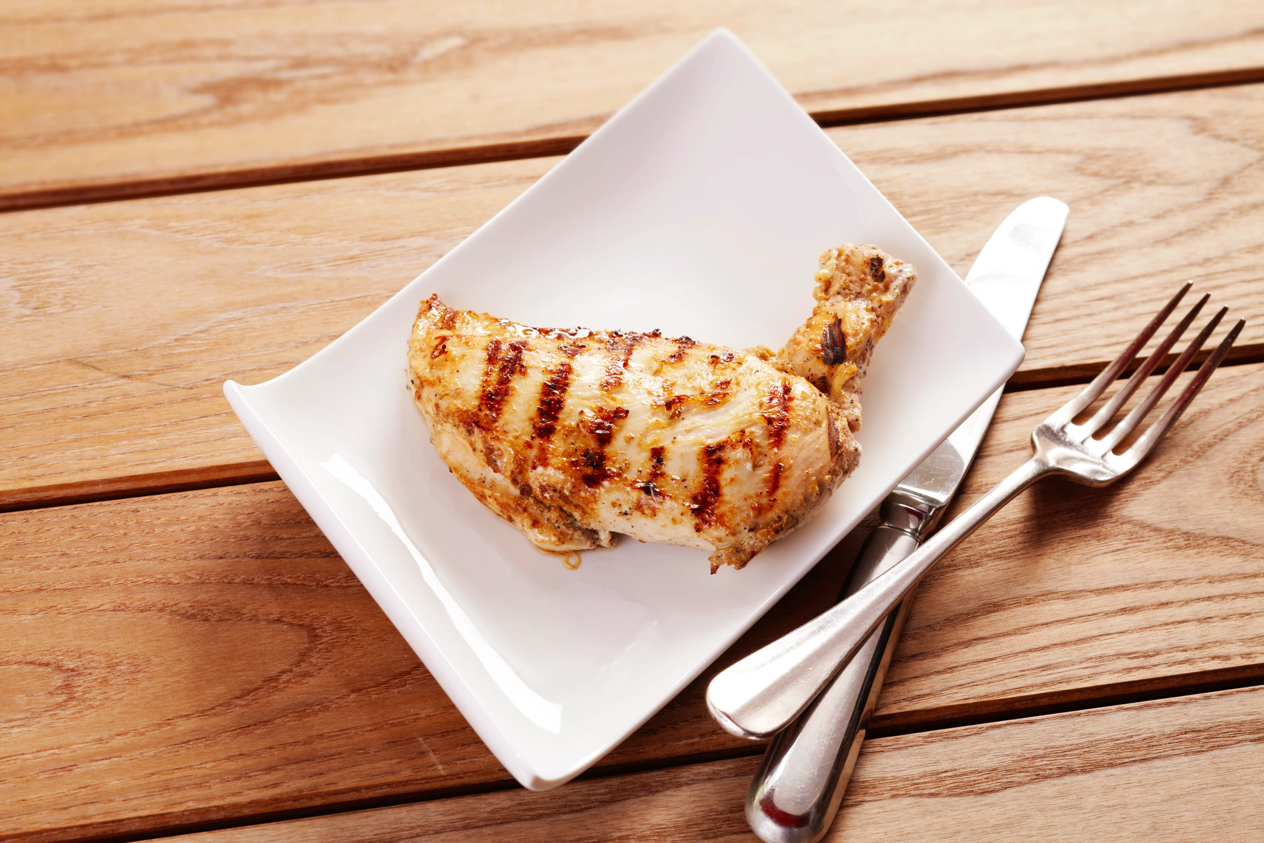 Indisch marinierte Hühnerbrustfilets vom Grill