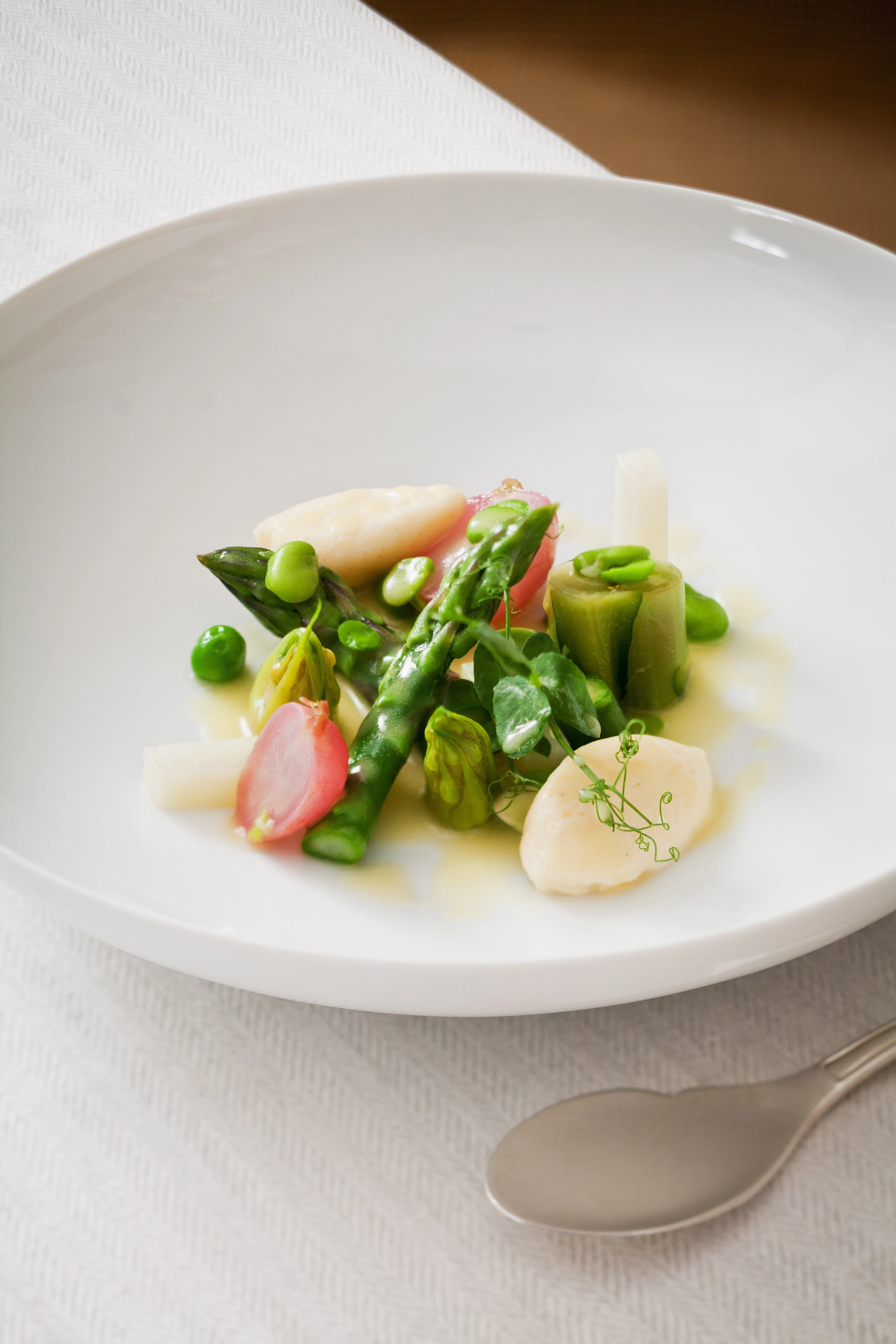 Frühlingsgemüse mit Topfennockerln