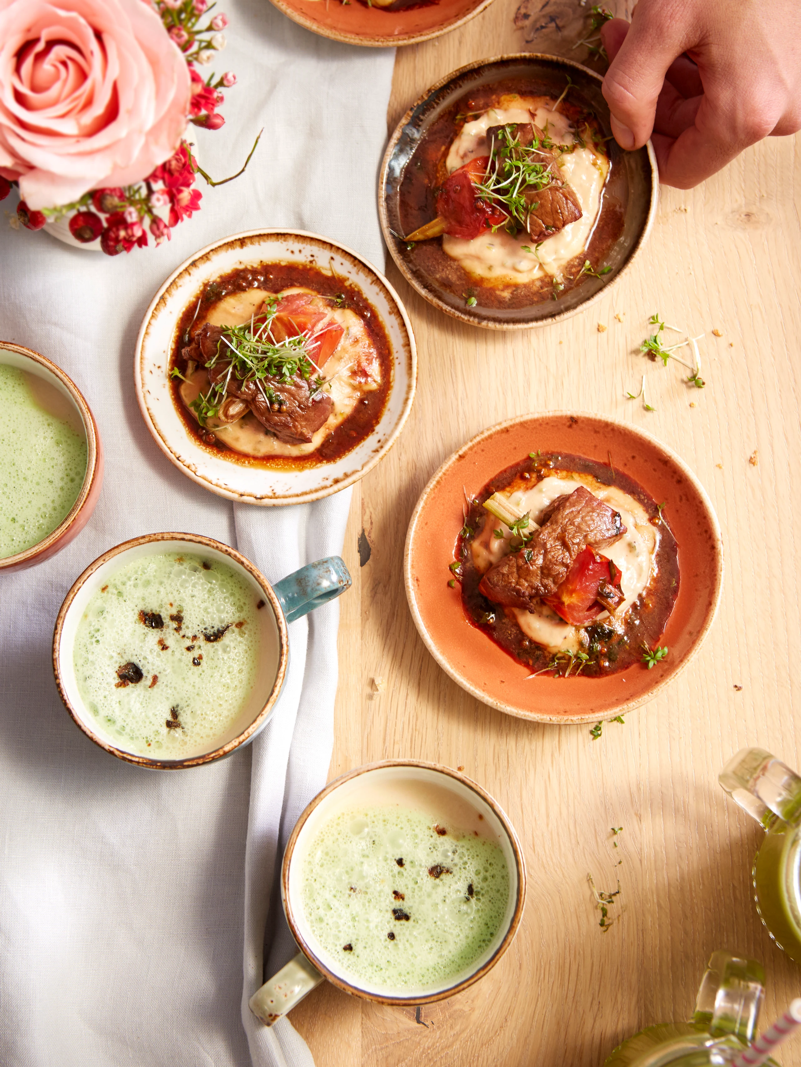 Petersilsuppe mit Wermut