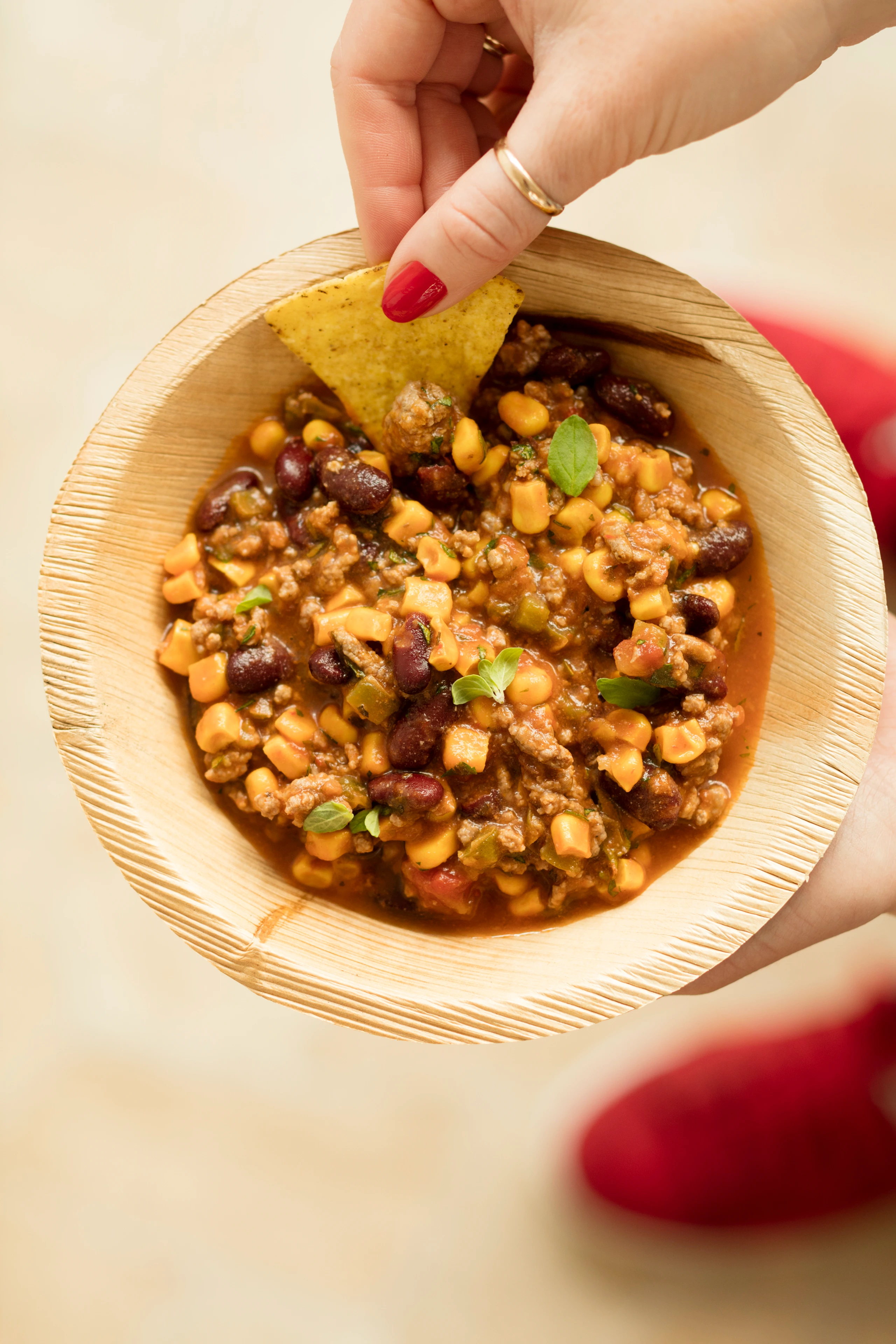 Chili con Carne mit Bohnen und Mais