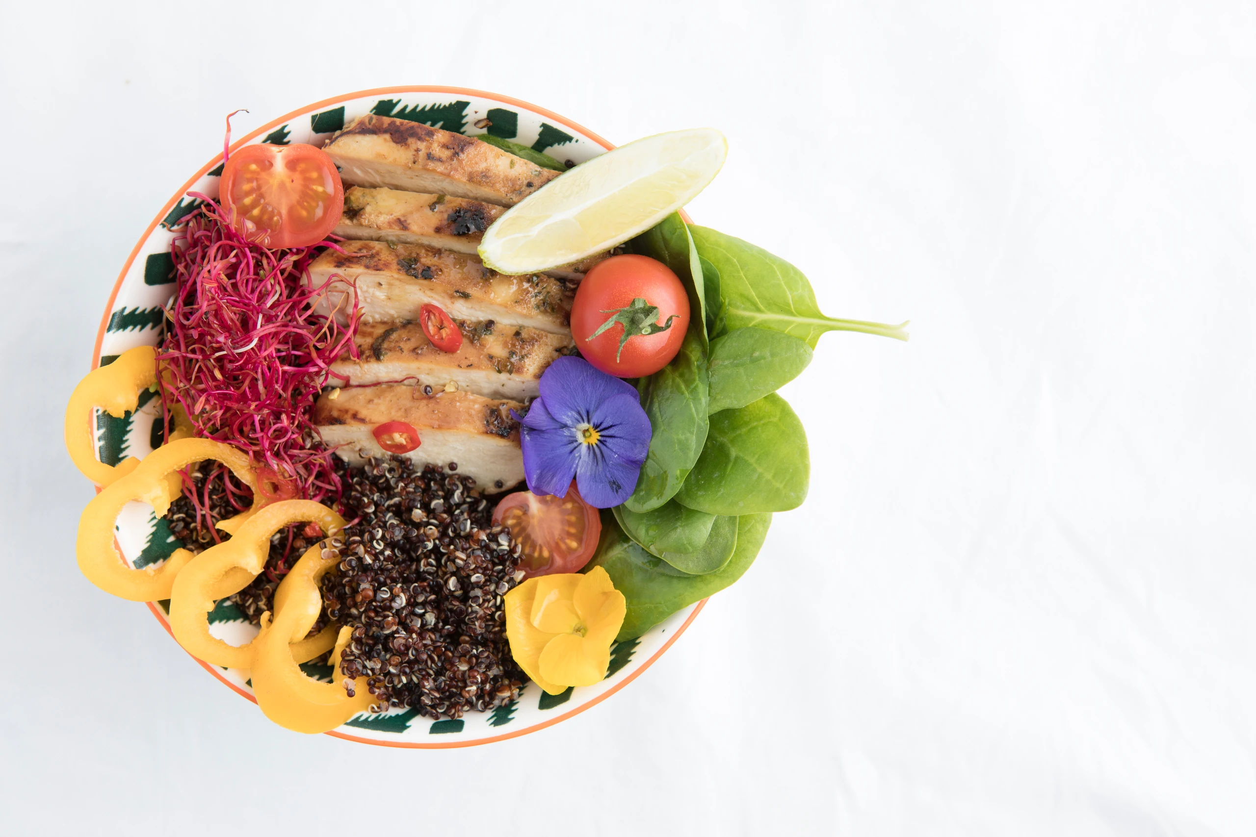 Coriander-Chicken-Quinoa-Bowl