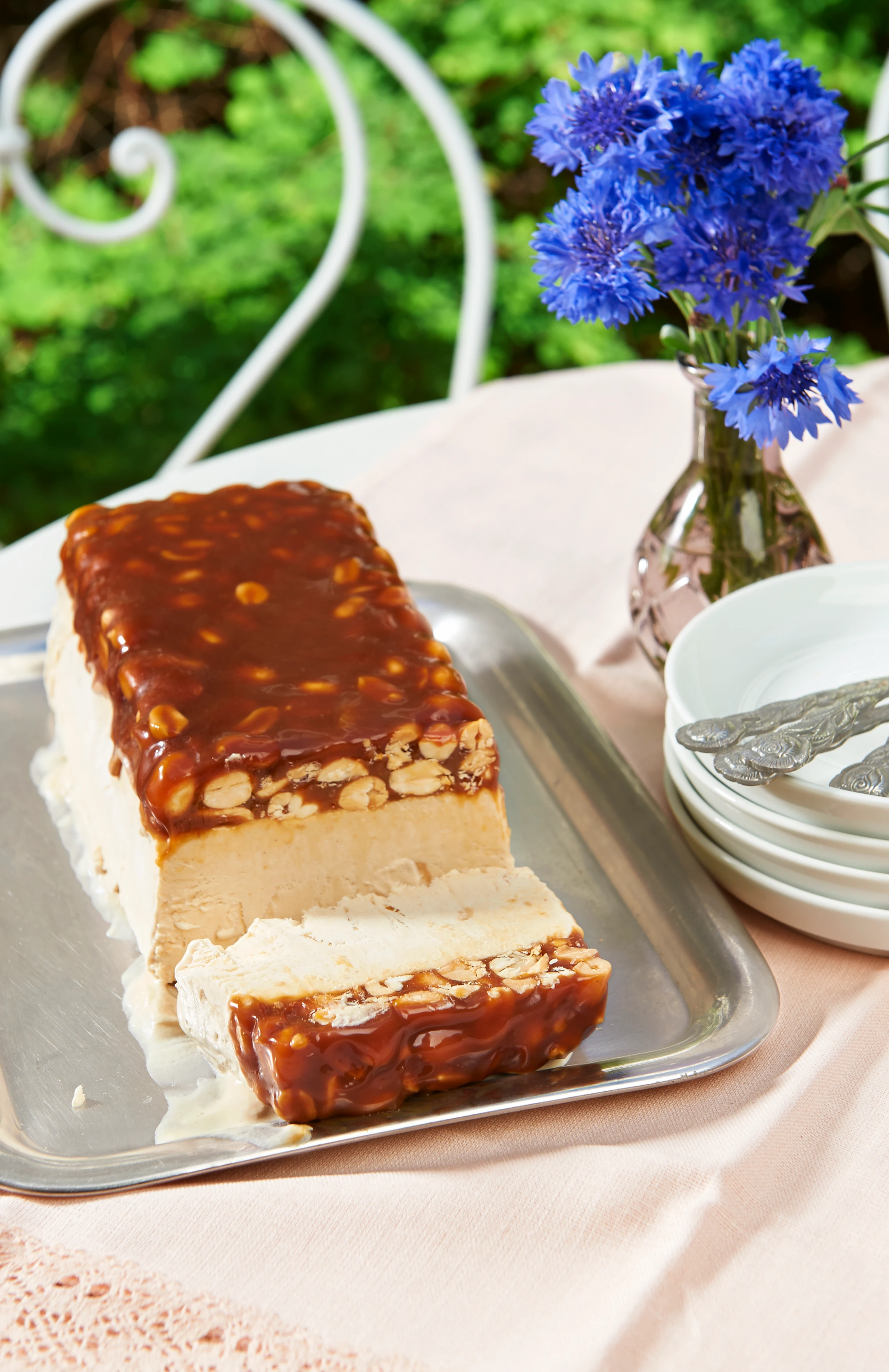 Erdnuss-Karamell-Parfait