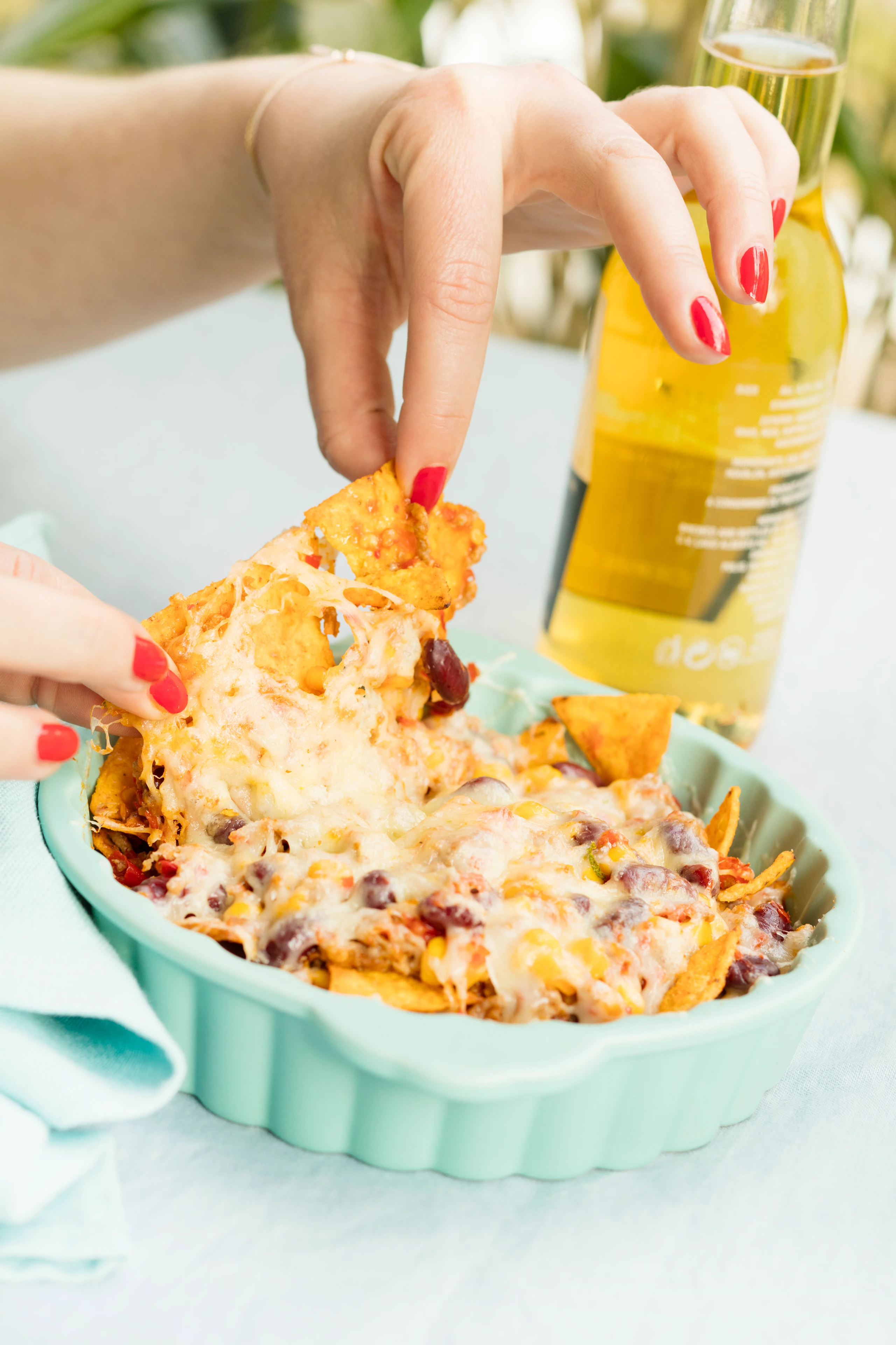 Überbackenes Chili con carne