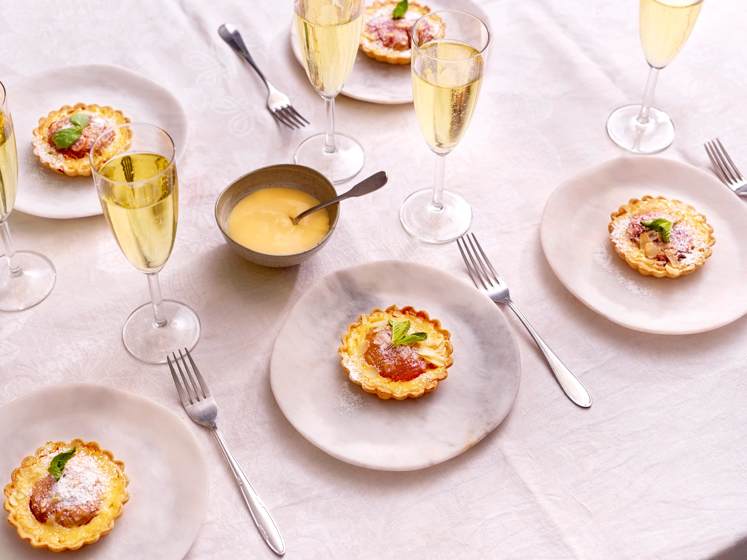 Pfirsich-Mandeltartelettes