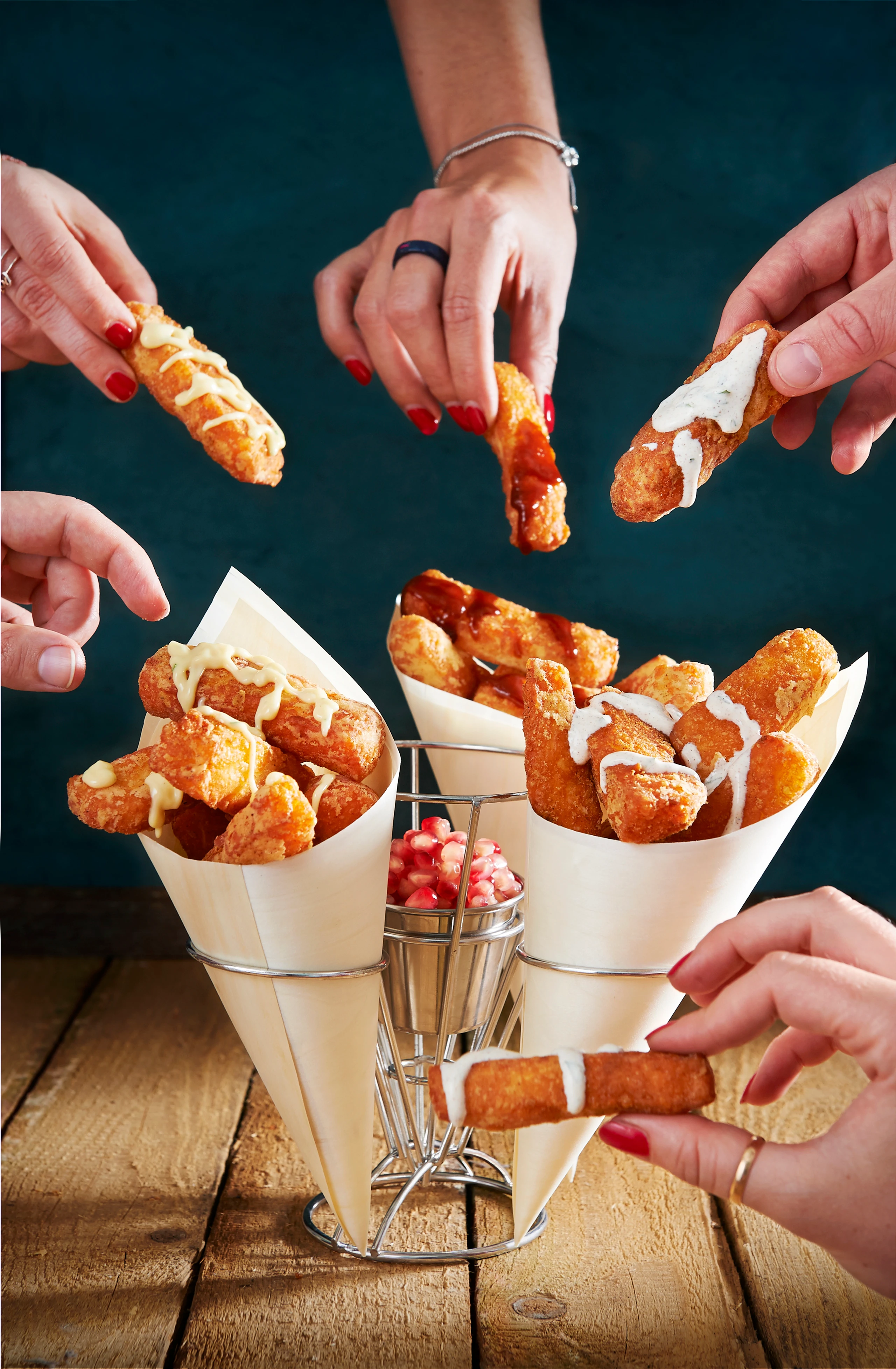 Halloumi-Sticks