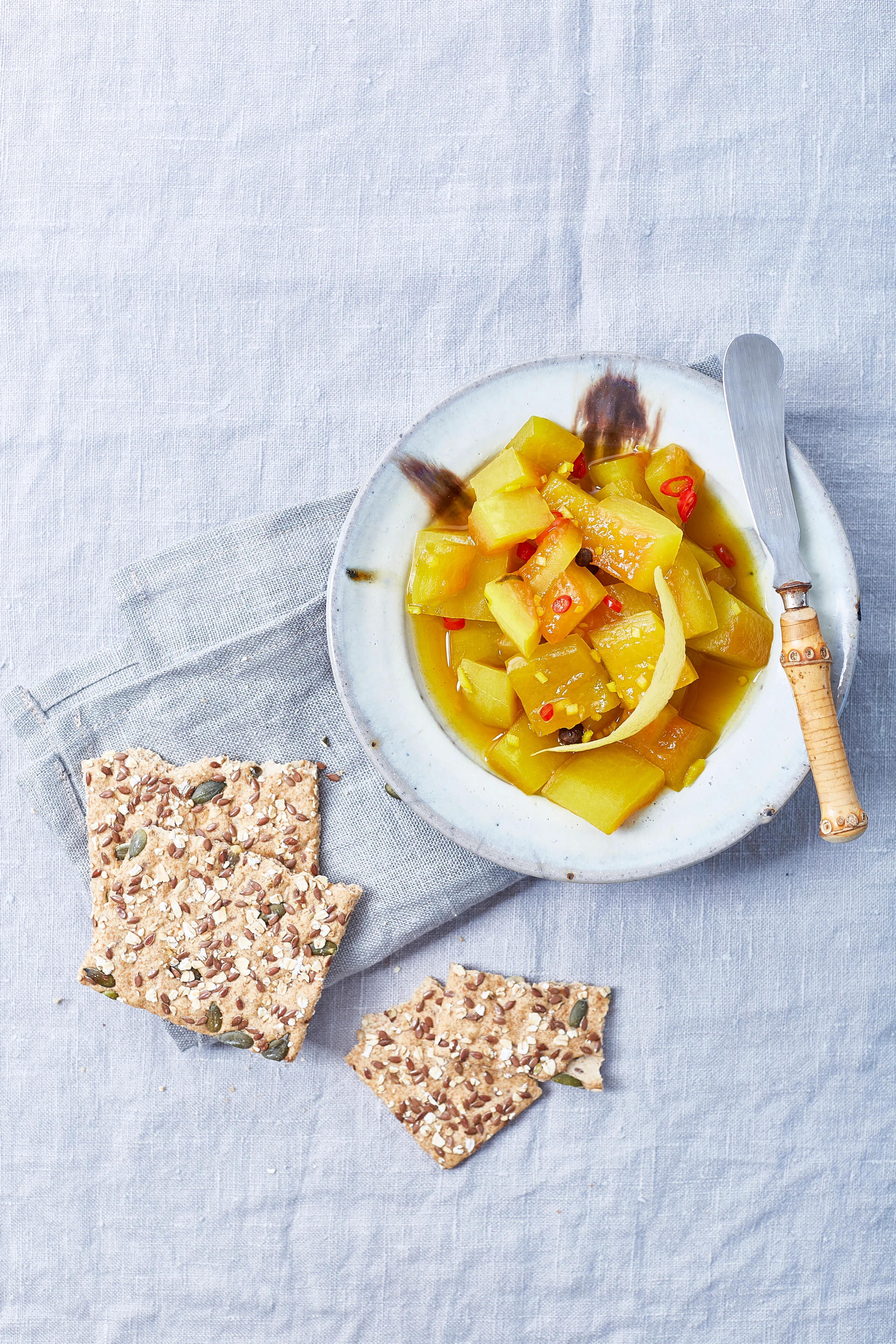 Melonenrinden-Chutney