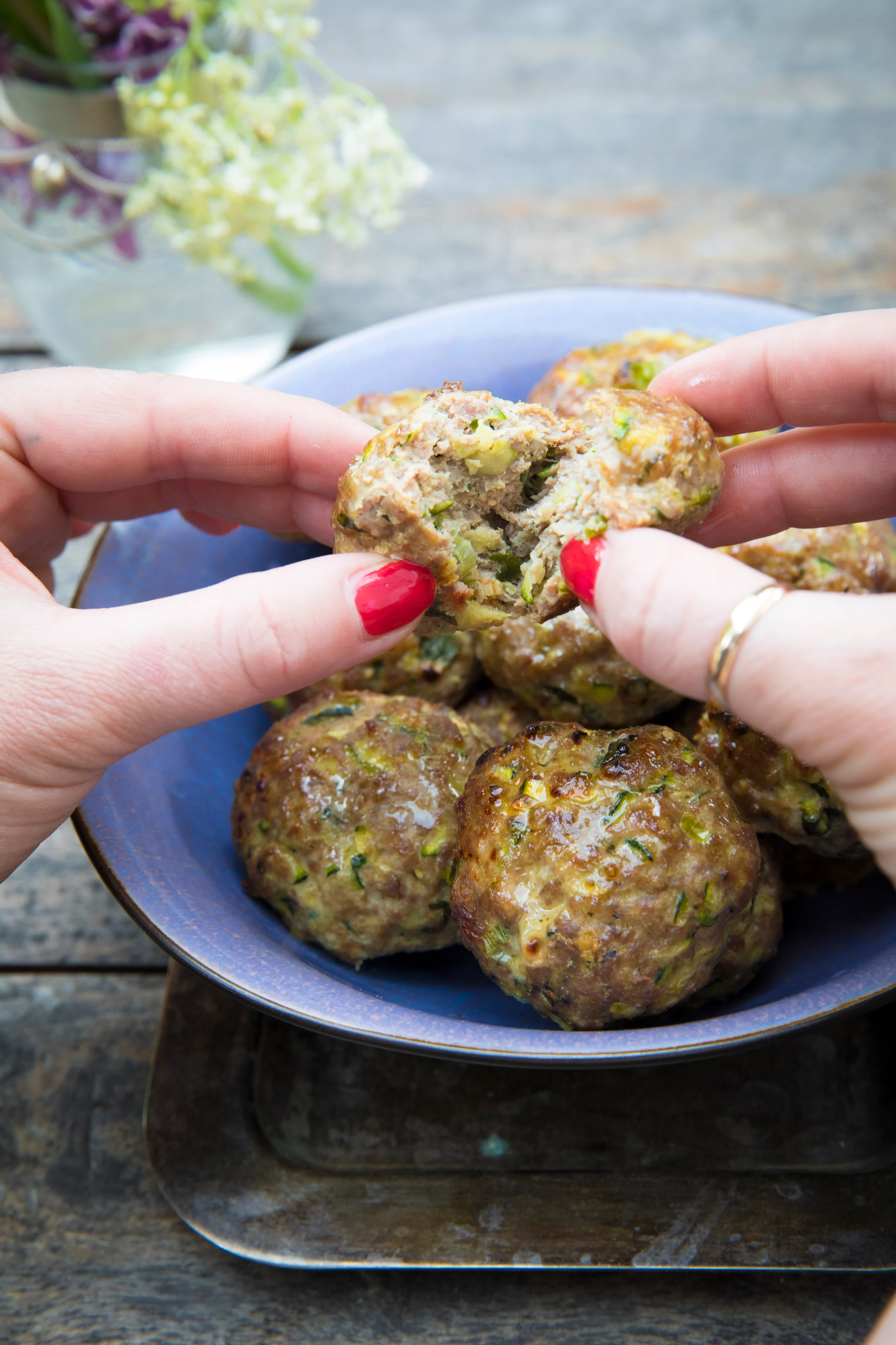 Hühnerlaibchen mit Zucchini