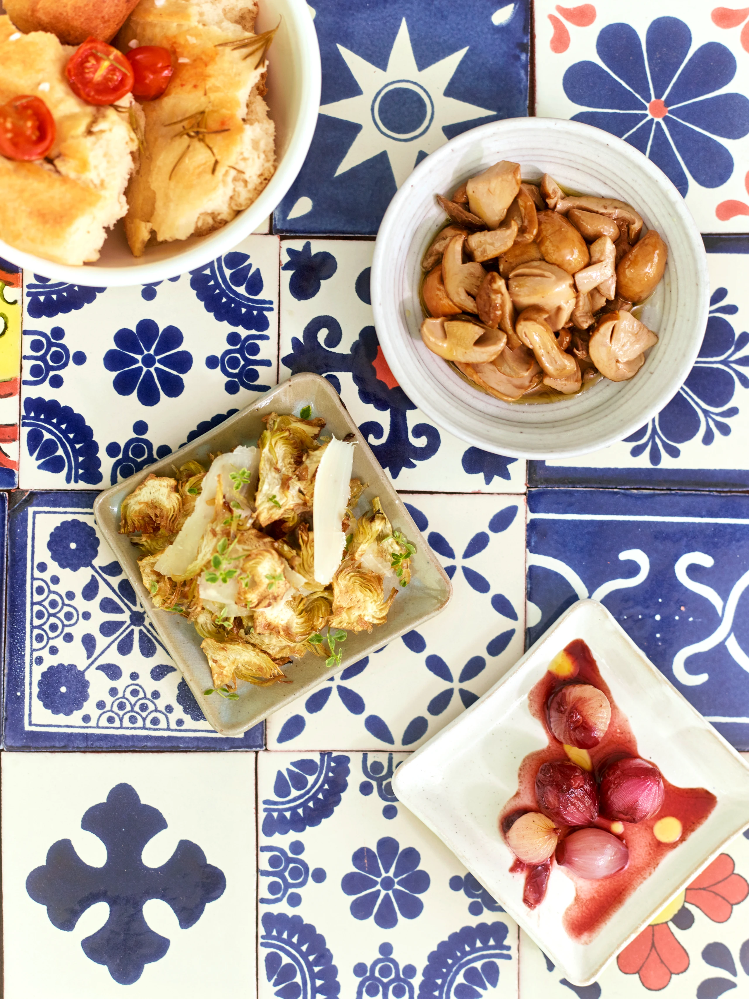 Artischockenchips mit Parmesan