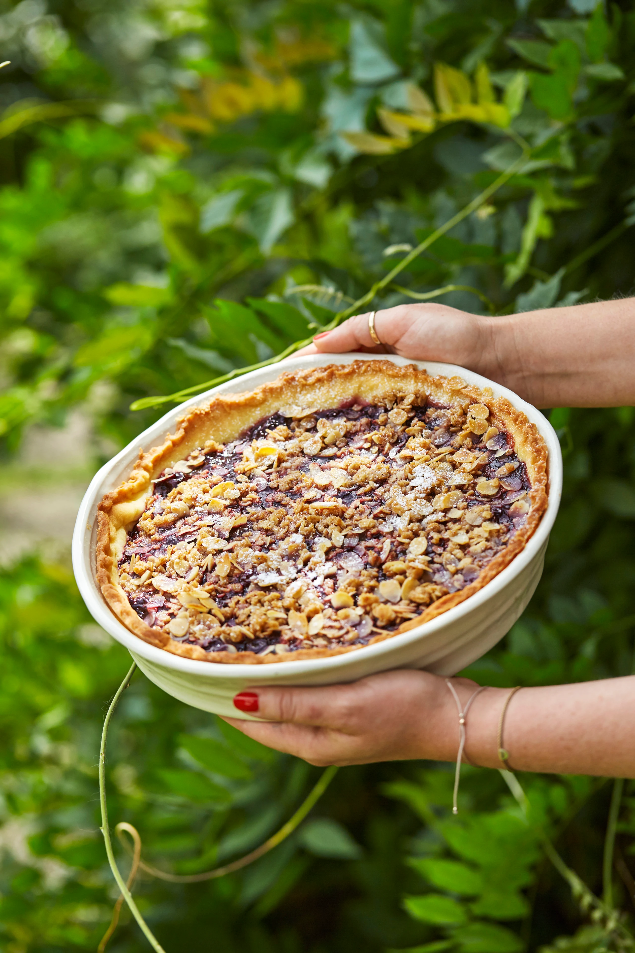 Knusprige Kirschtarte