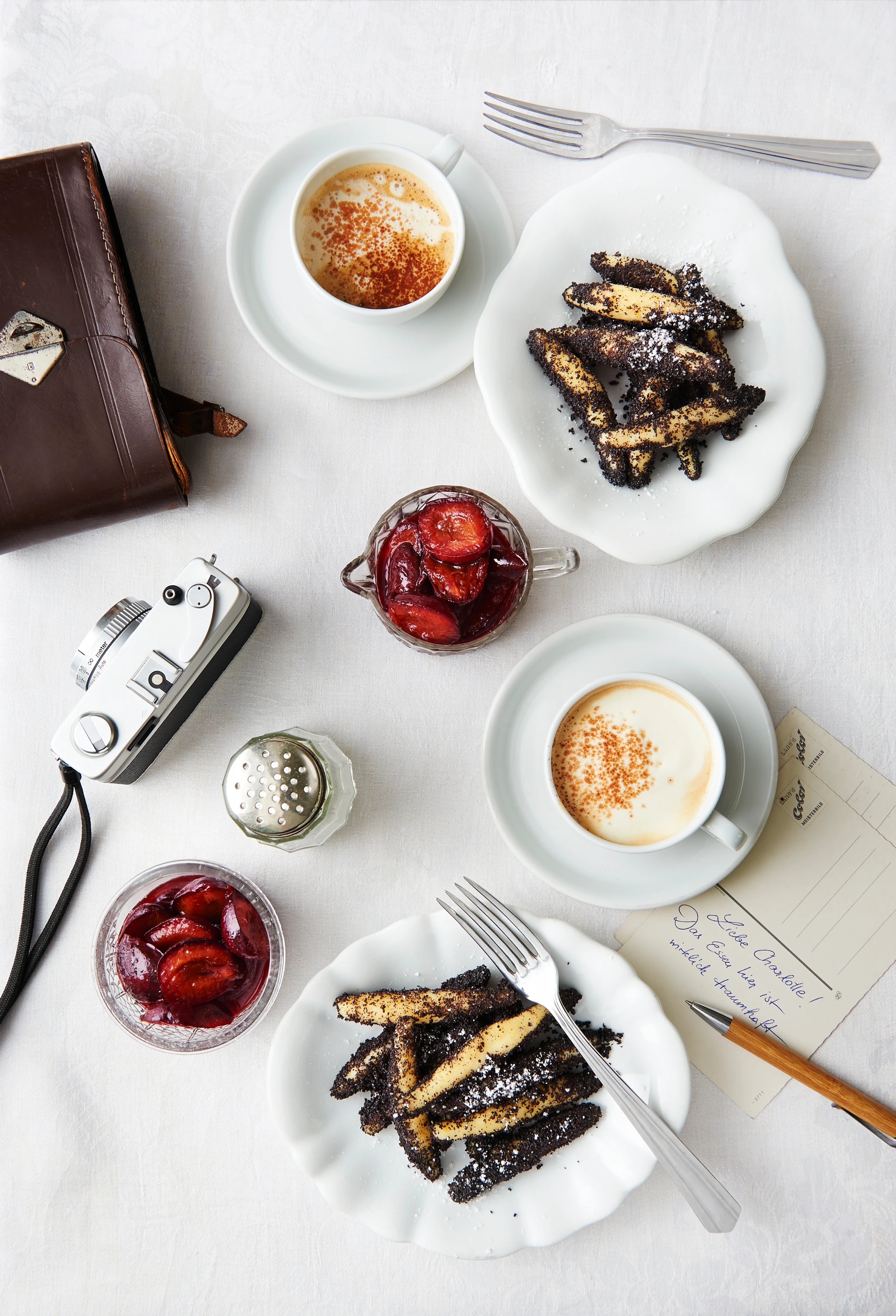 Mohnnudeln mit Zwetschkenröster