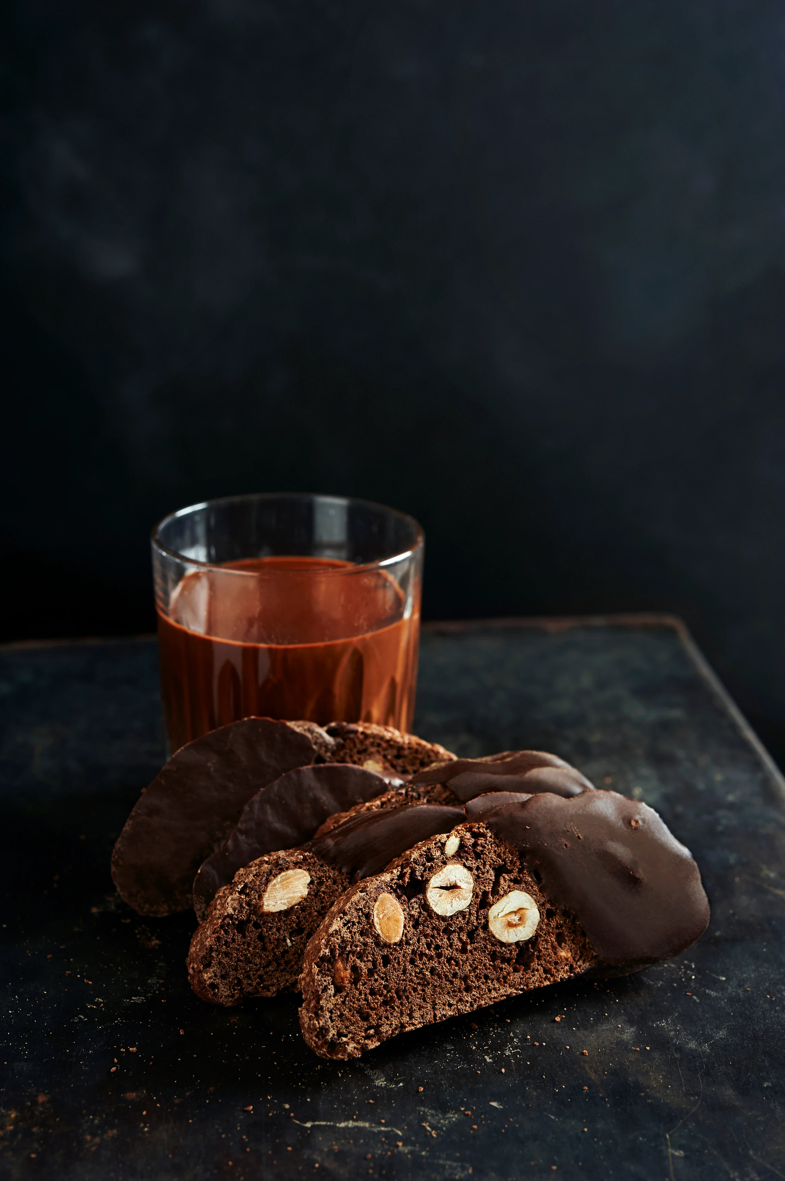 Schokolade-Biscotti mit Kakao