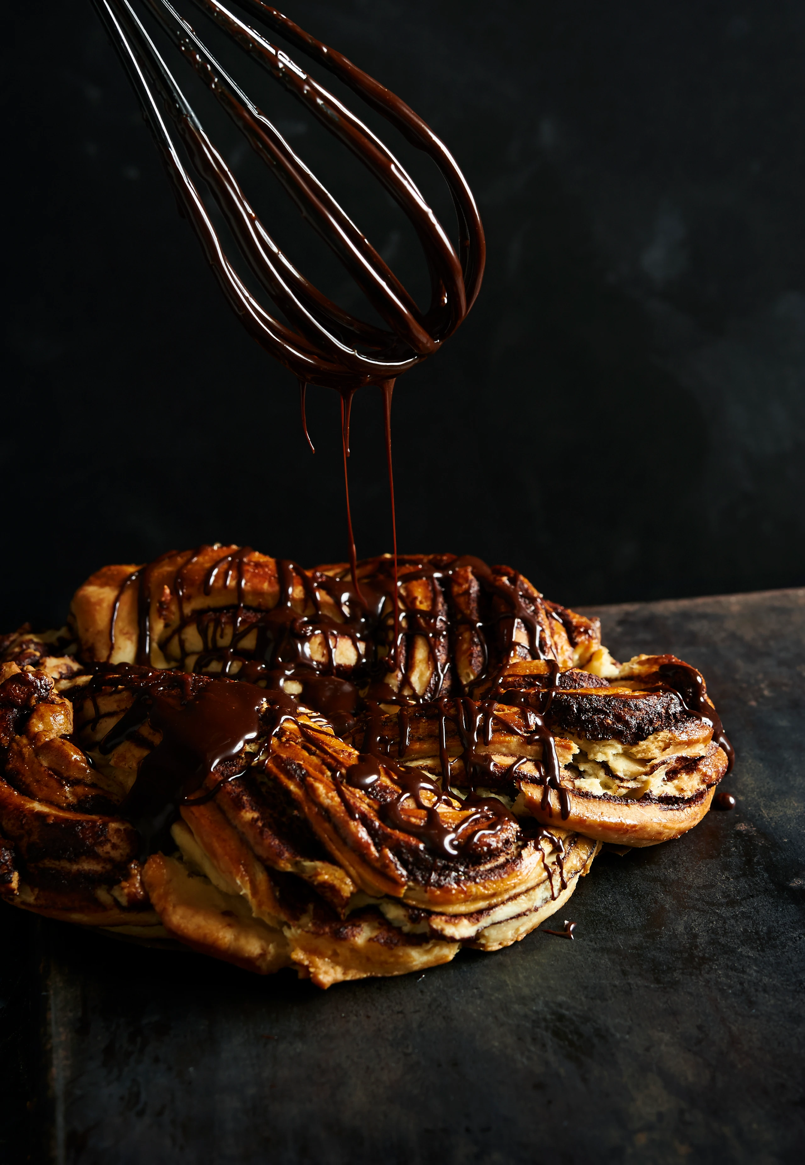 Babka mit Schokolade