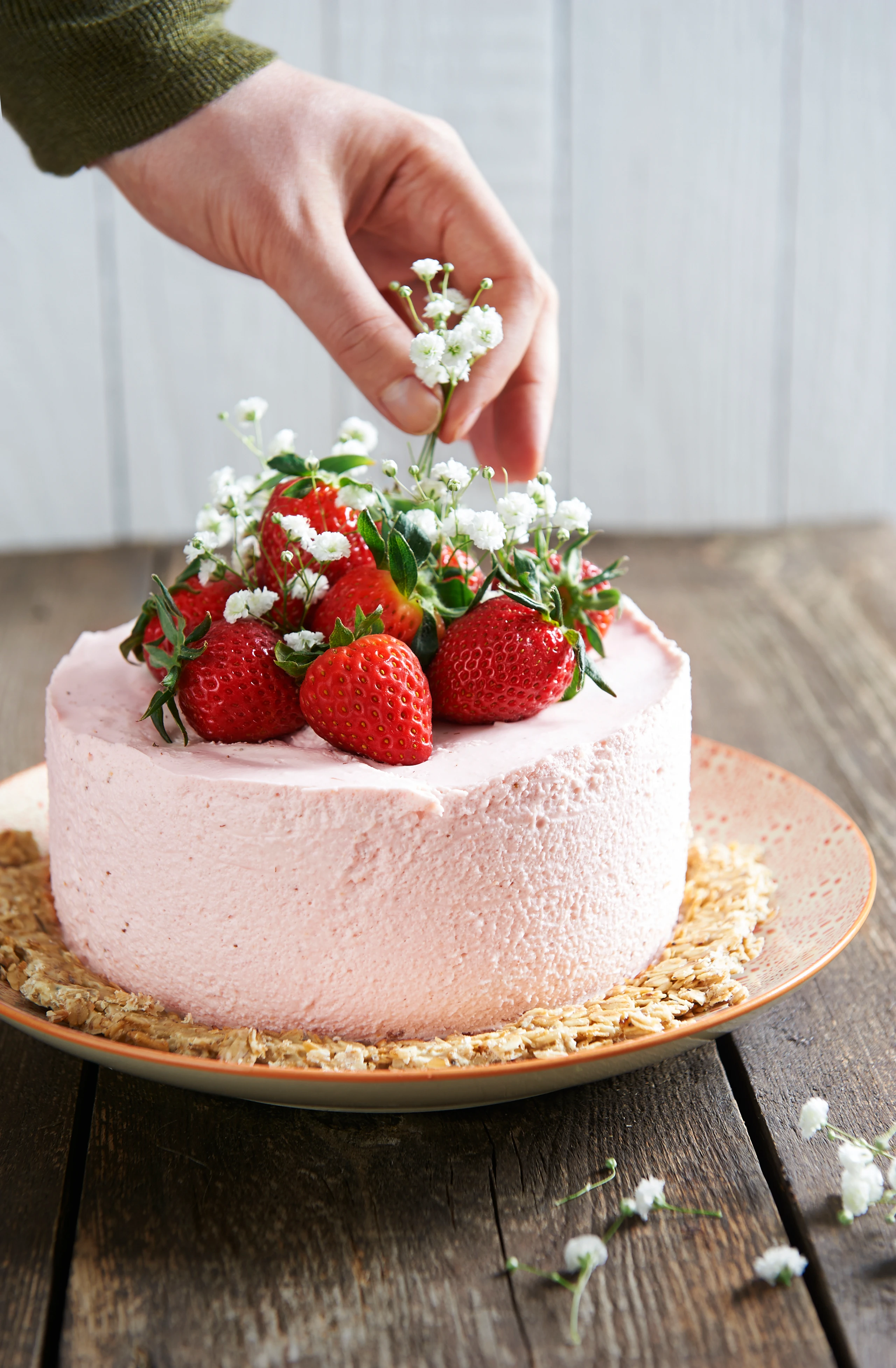 Erdbeer-Topfen-Cheesecake