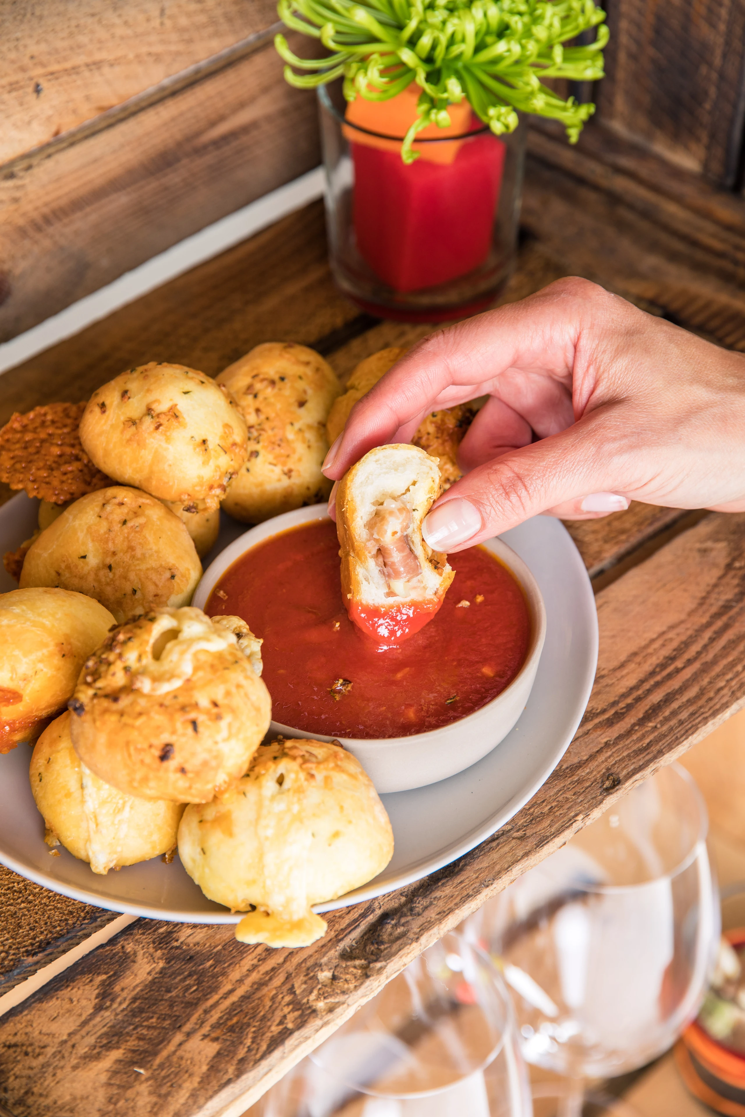 Pizzabällchen mit Marinara