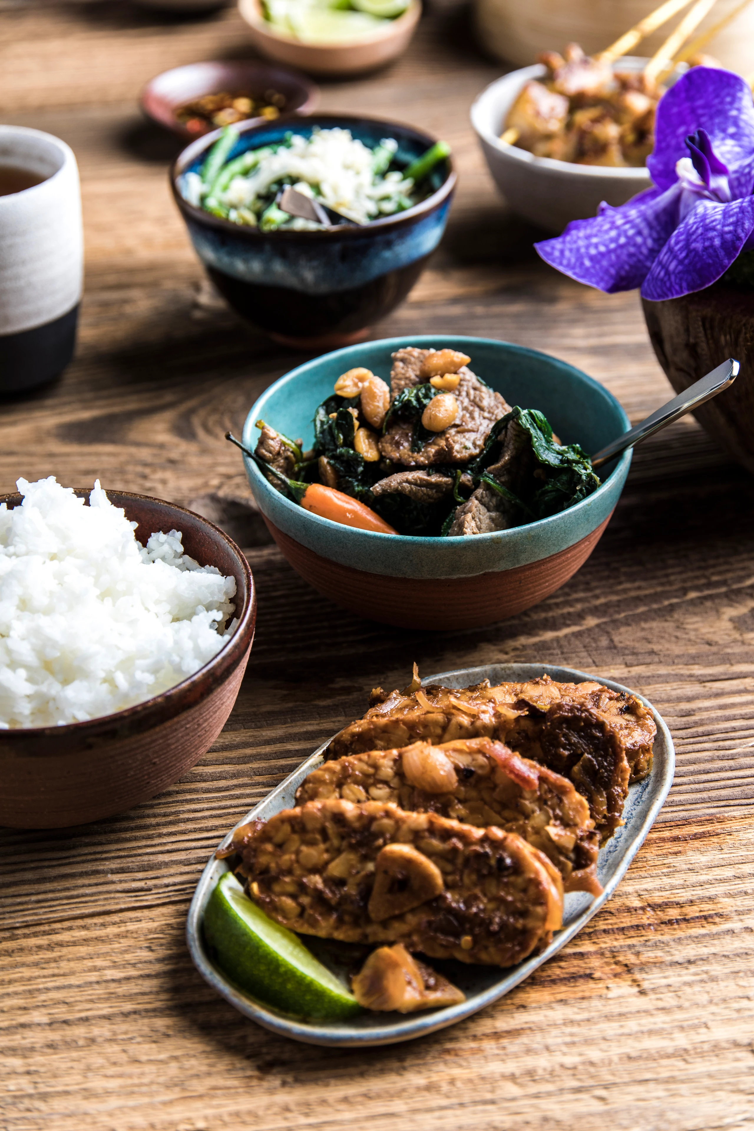 Karamellisierter Tempeh