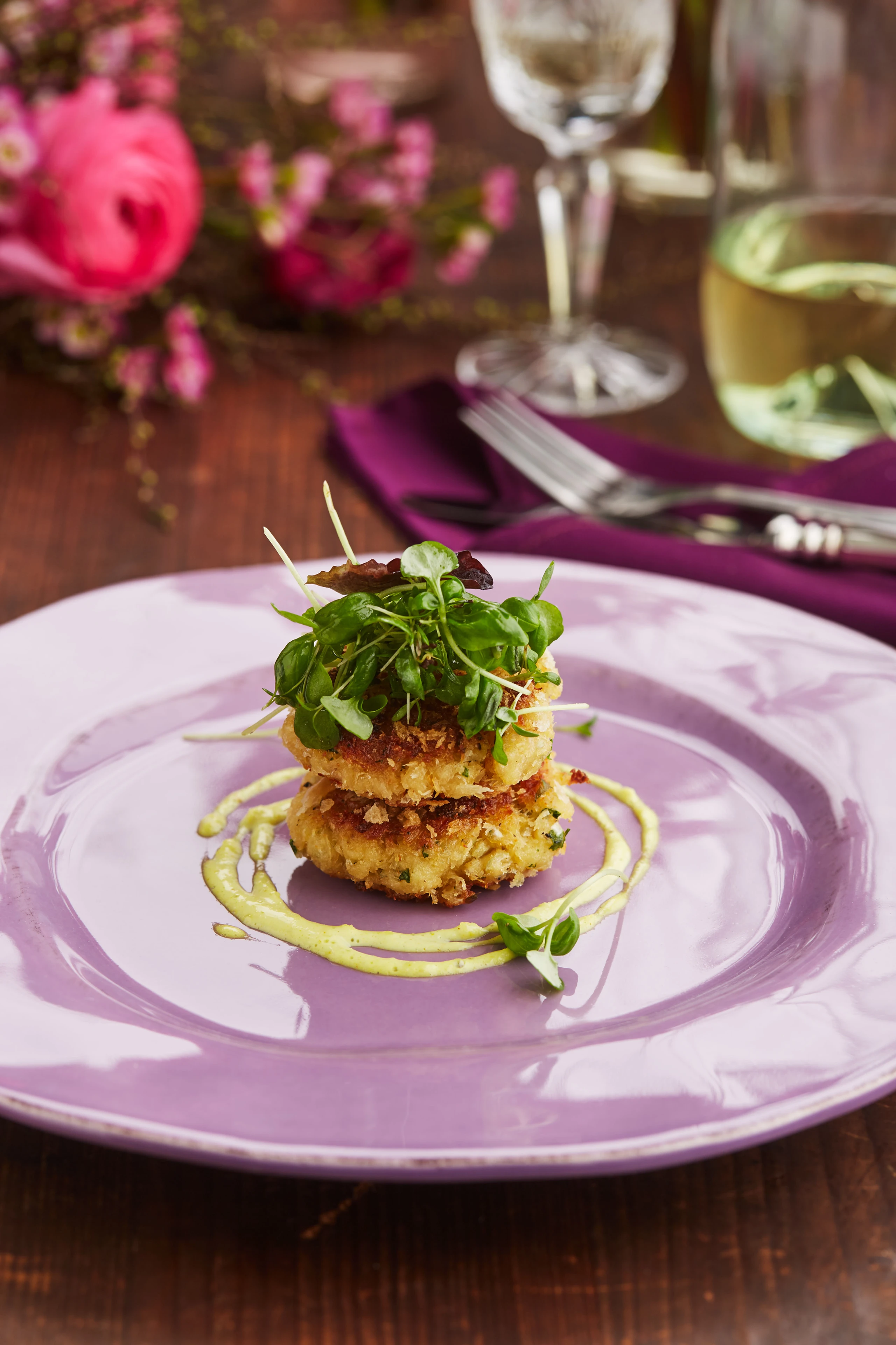 Crab Cakes mit Aioli