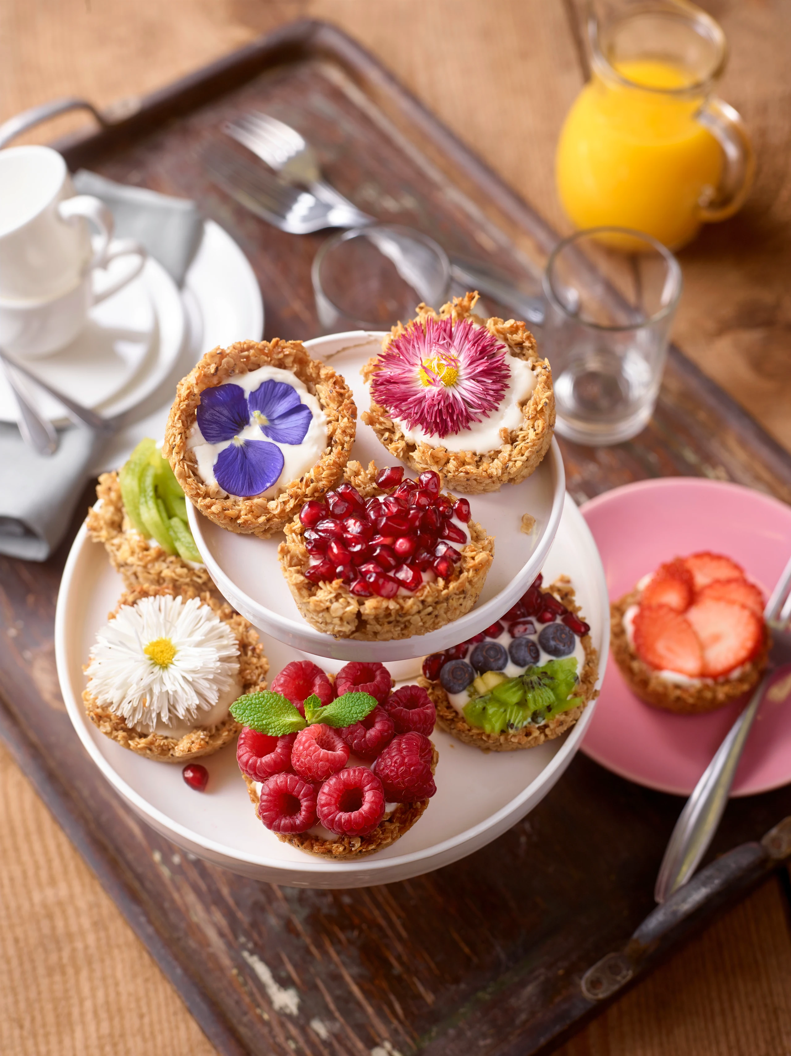 Granola-Frühstücks-Törtchen