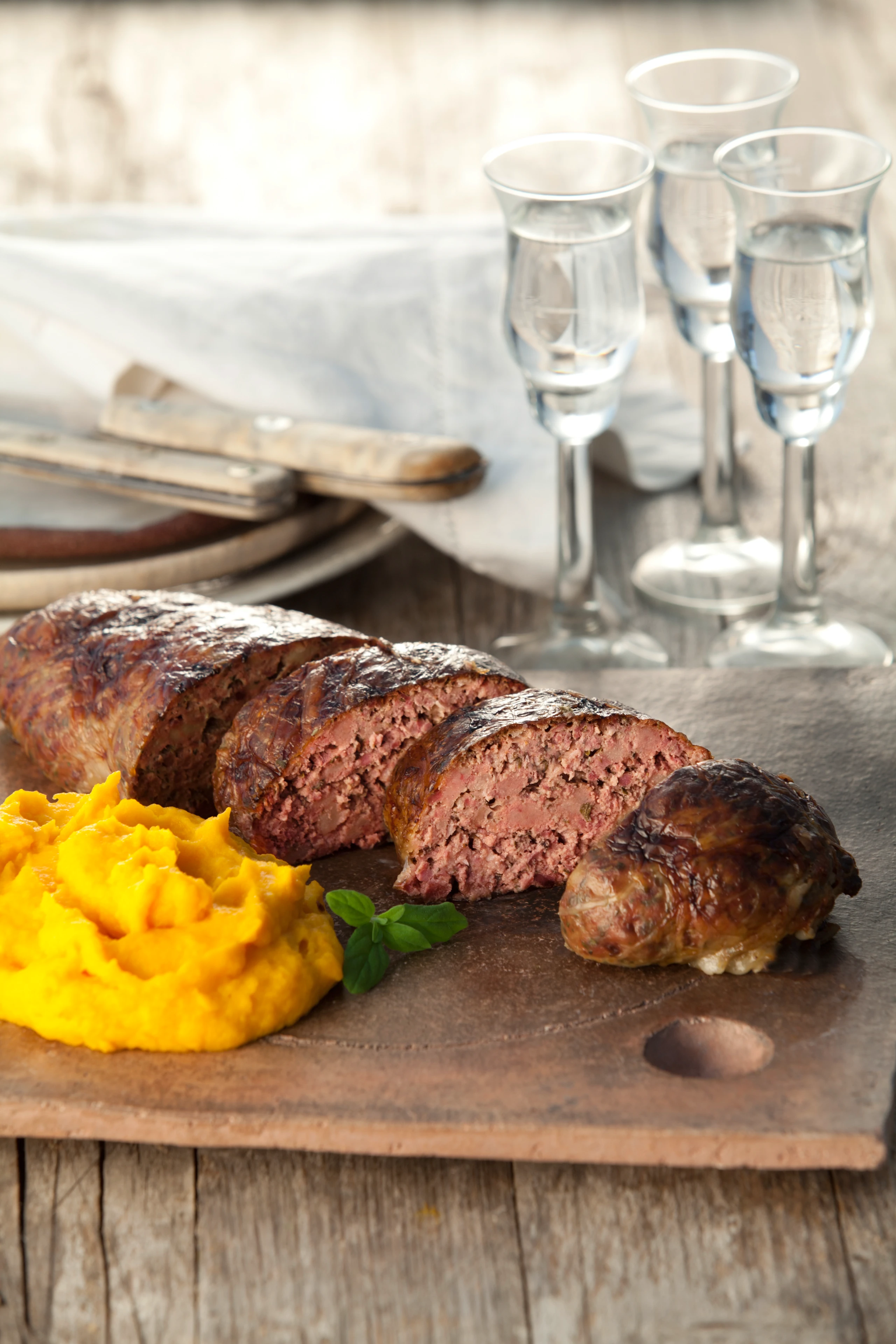 Zillertaler Ofenleber mit Karottenpüree