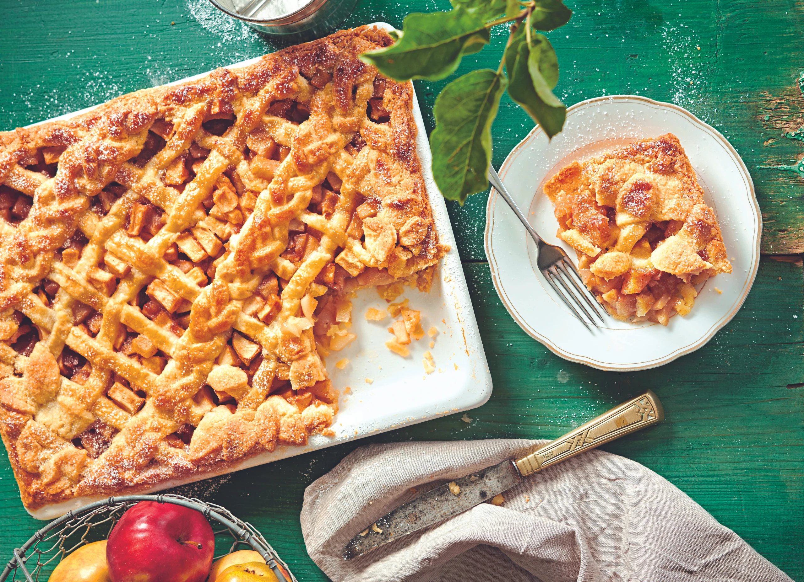 Mürbteigkuchen mit Apfel-Birnenfülle