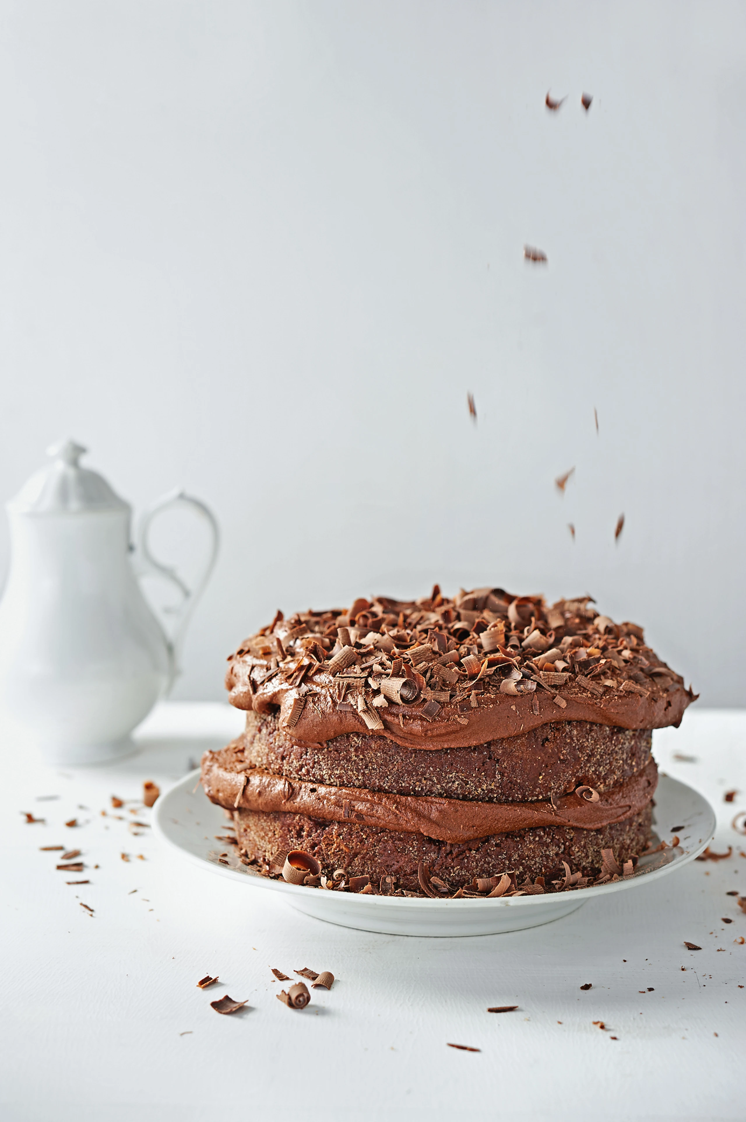 Genuss in Schichten: Vegane Schokoladetorte