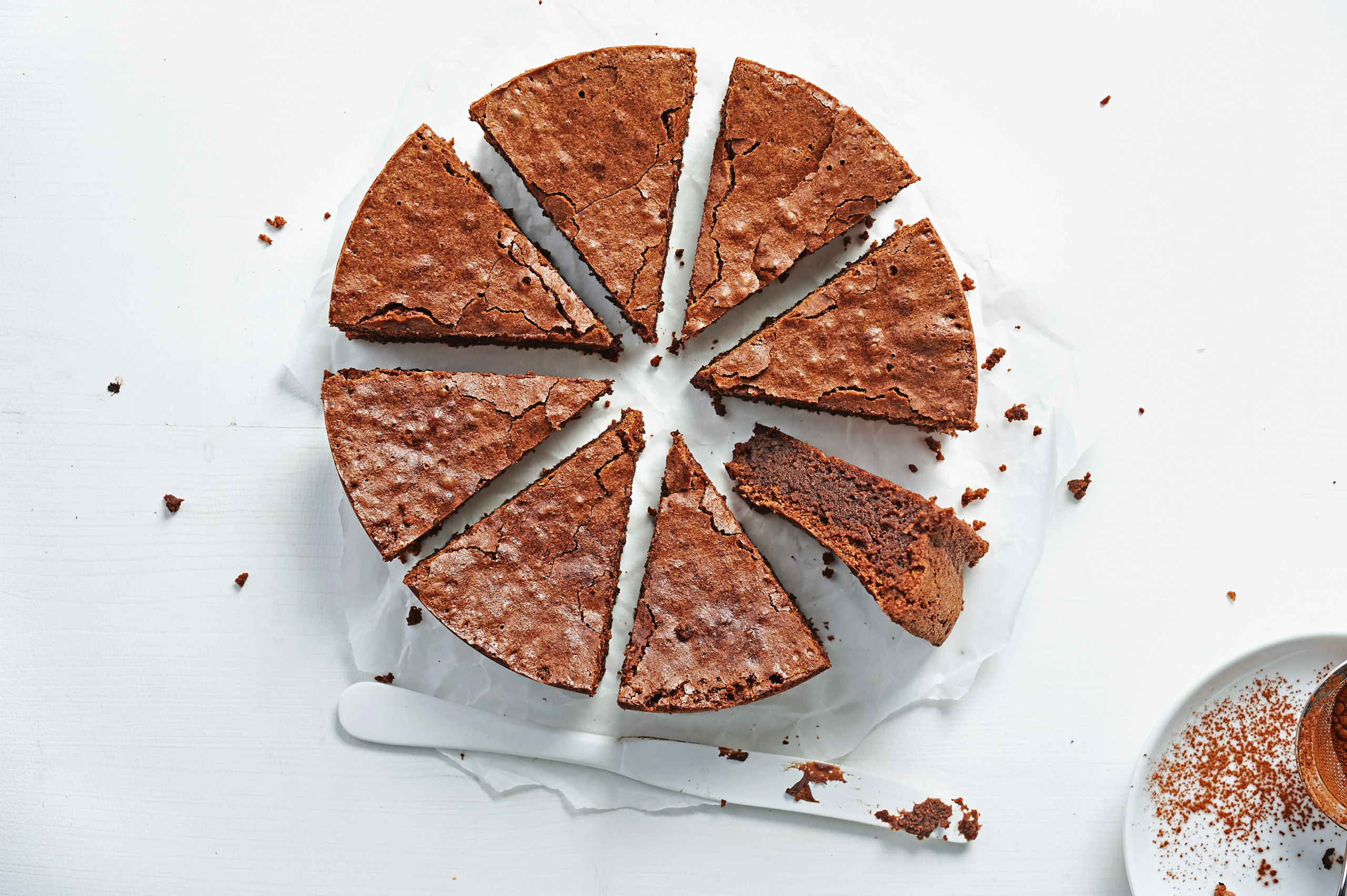 Kuchen ohne Mehl "Schoko-Mandel-Offenbarung"