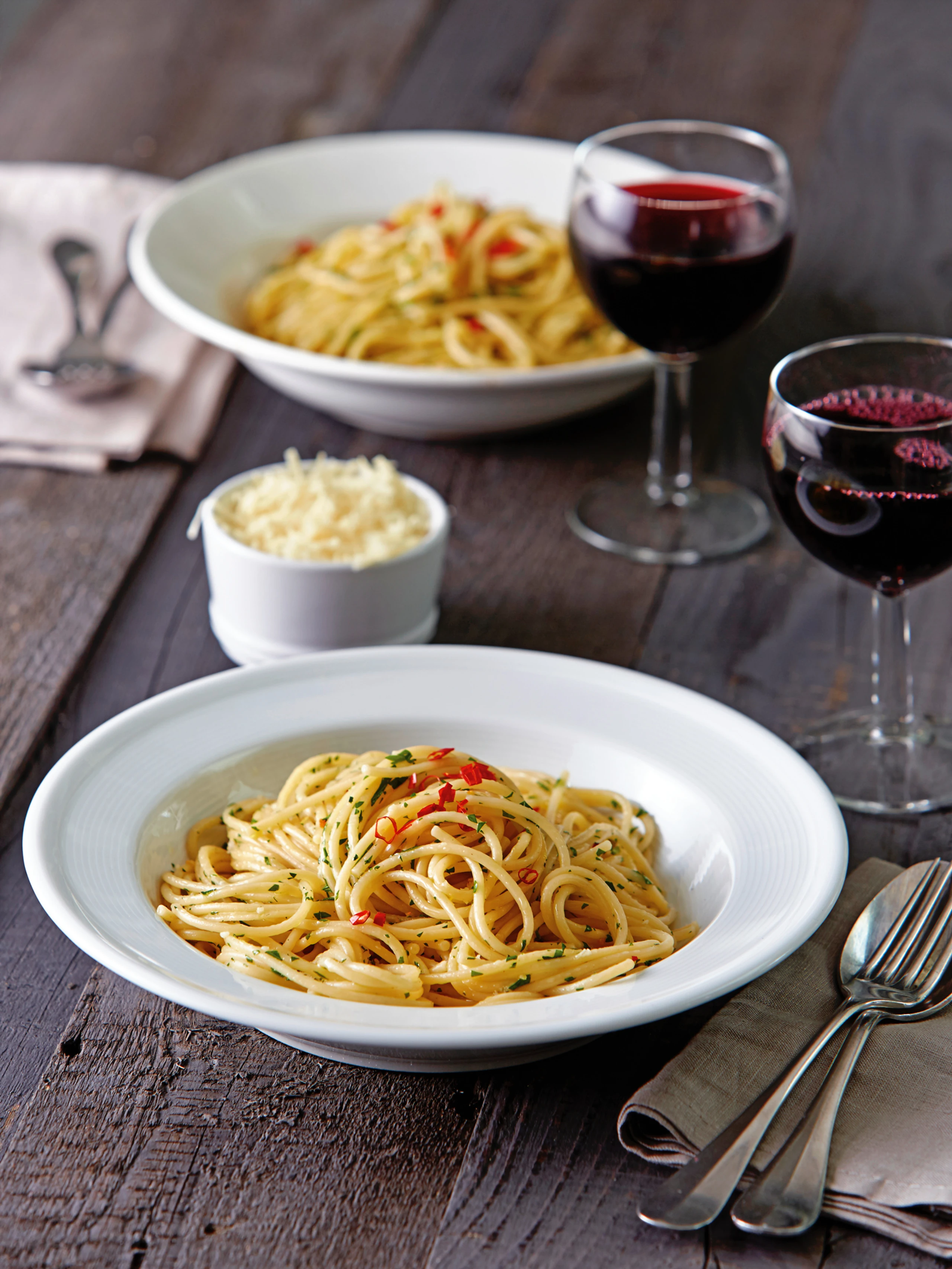 Spaghetti aglio e olio