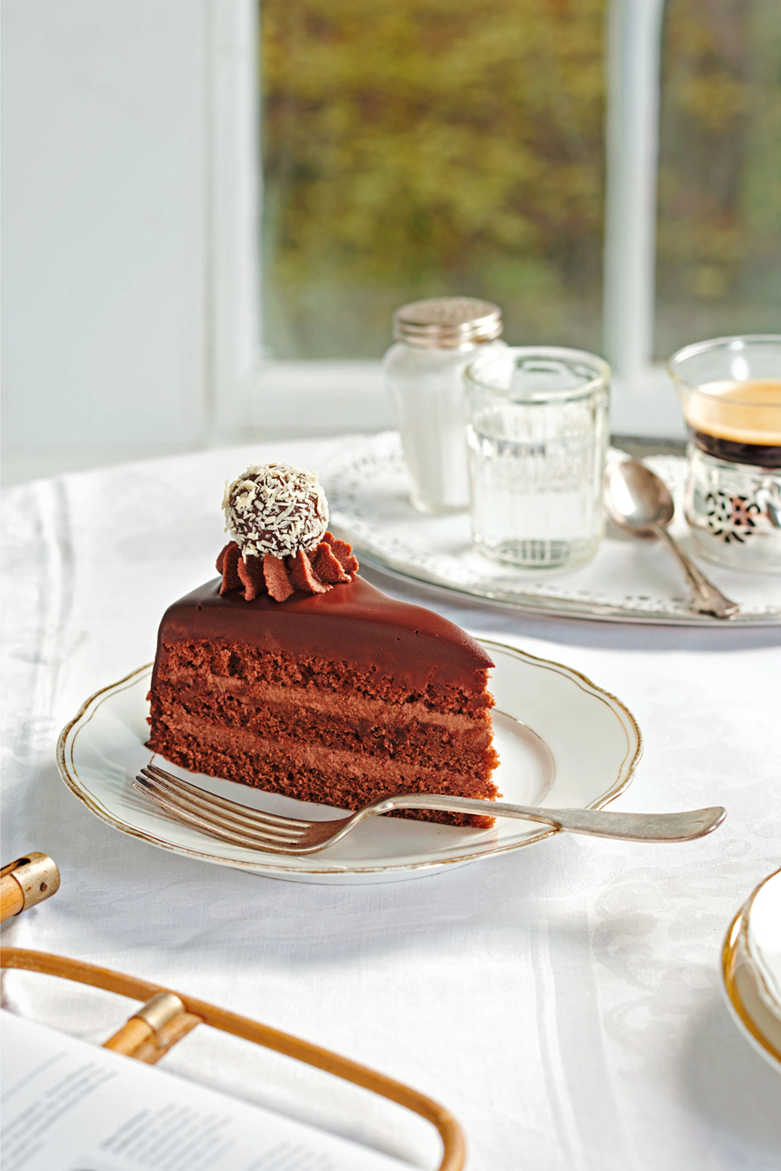 Glasierte Trüffeltorte