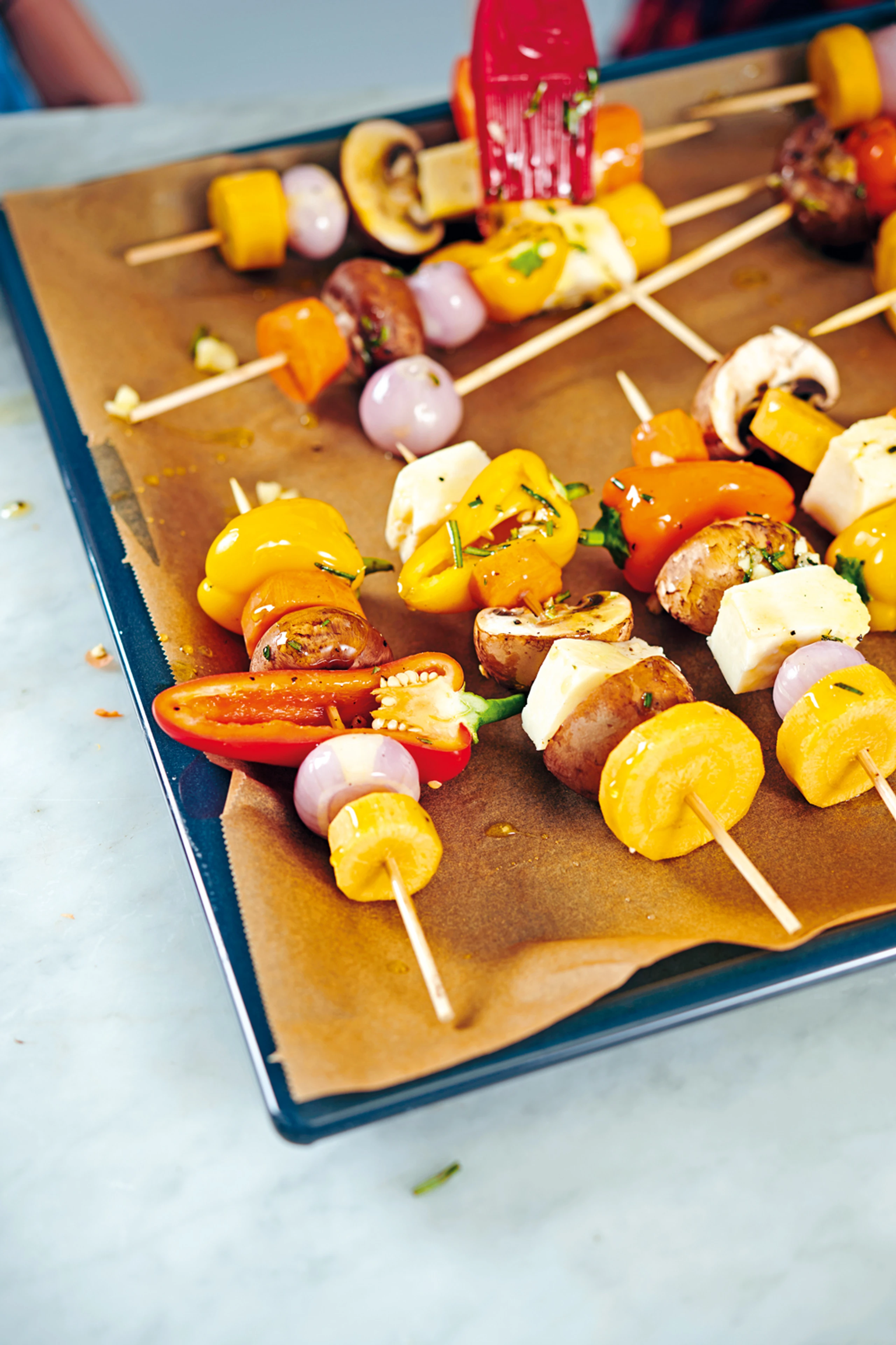 Veggie-Grillgenuss am Spieß