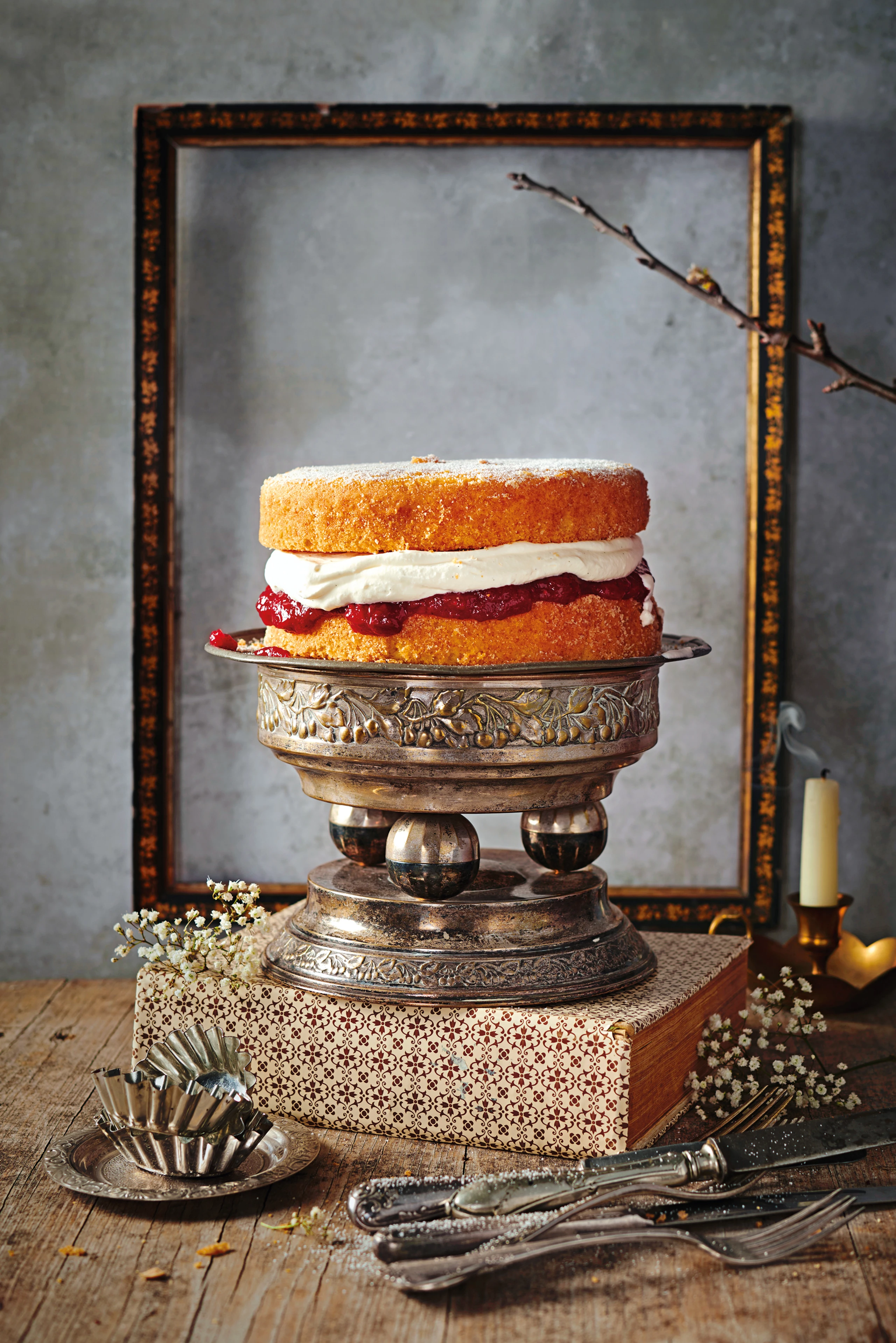 Victoria Sponge Cake ohne Zucker