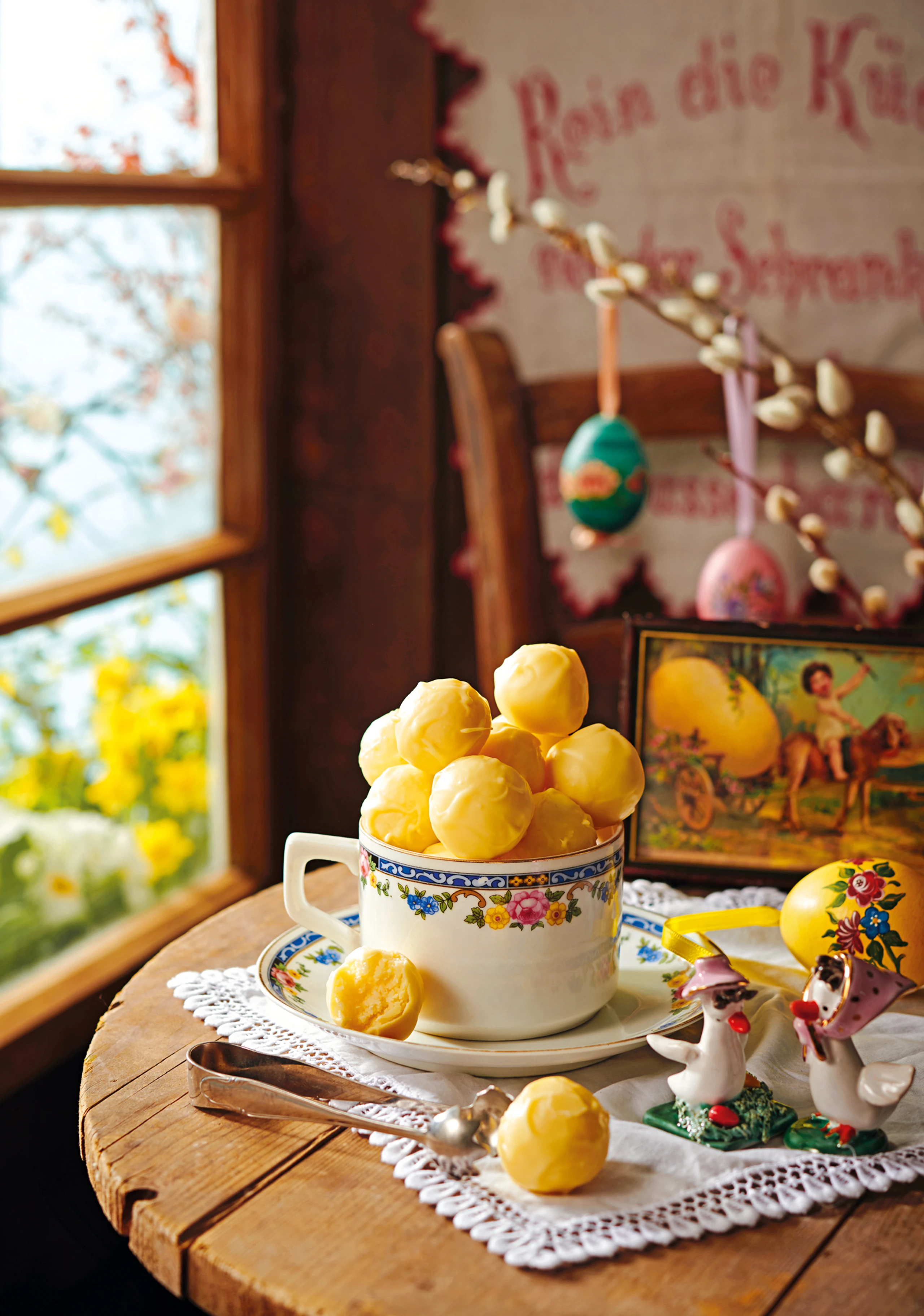 Eierlikör-Pralinen mit Kokos