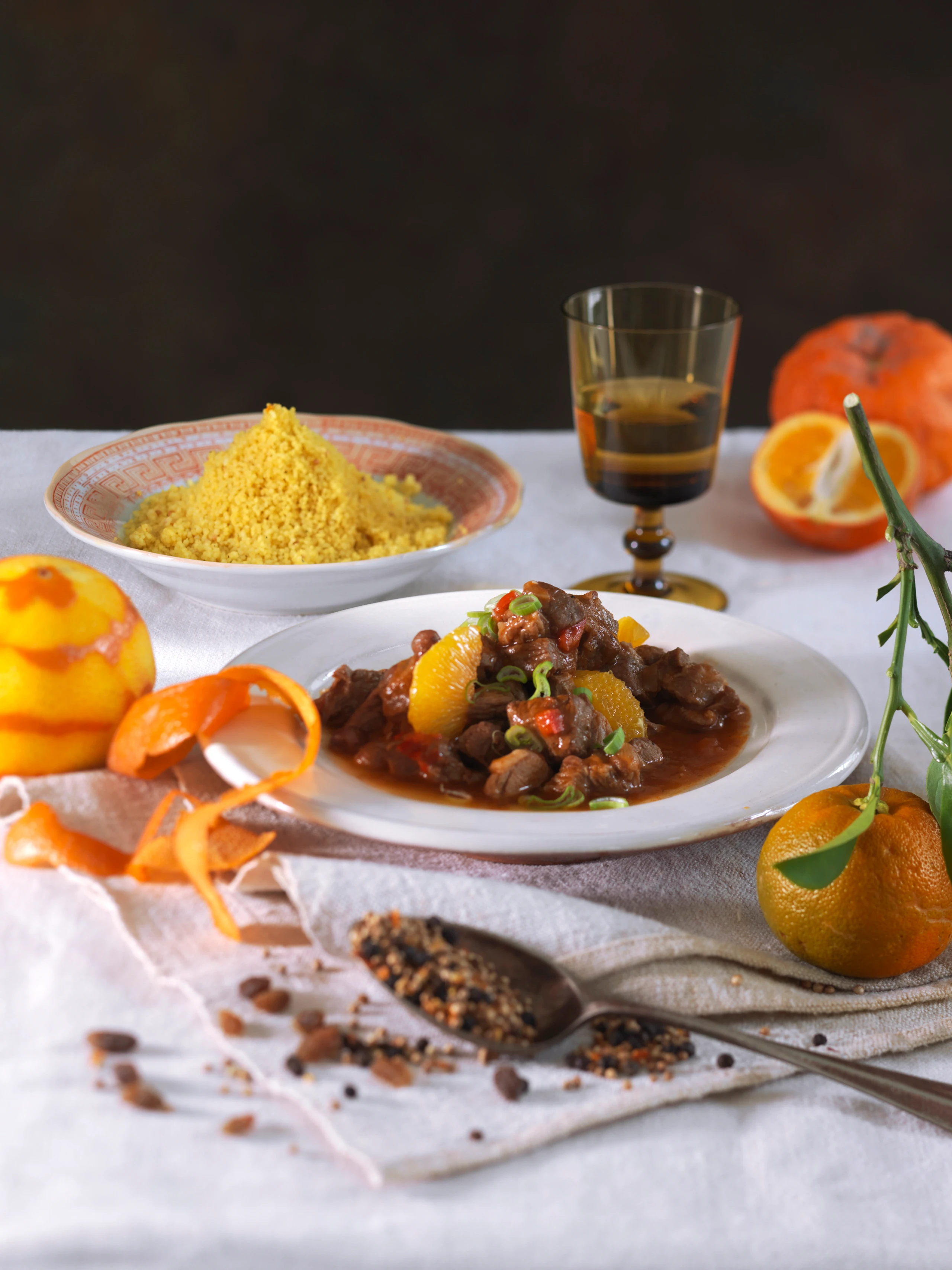 Lammragout mit Orangen-Couscous