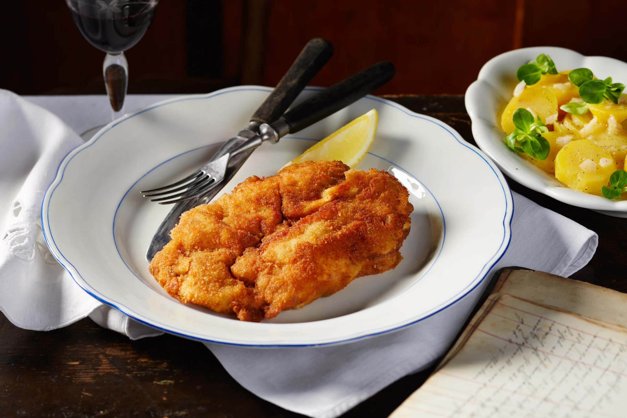 Gebackener Rostbraten in Krenpanier