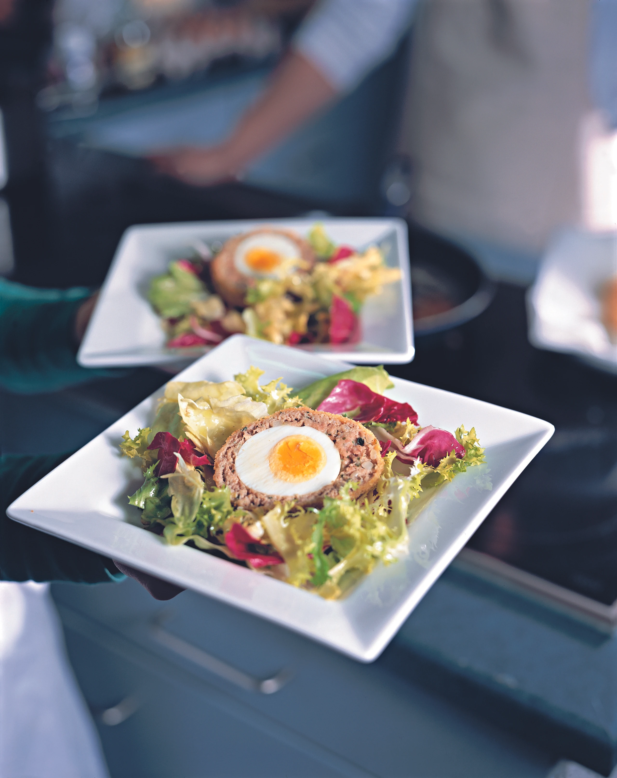 Gebackene Haschee-Eier