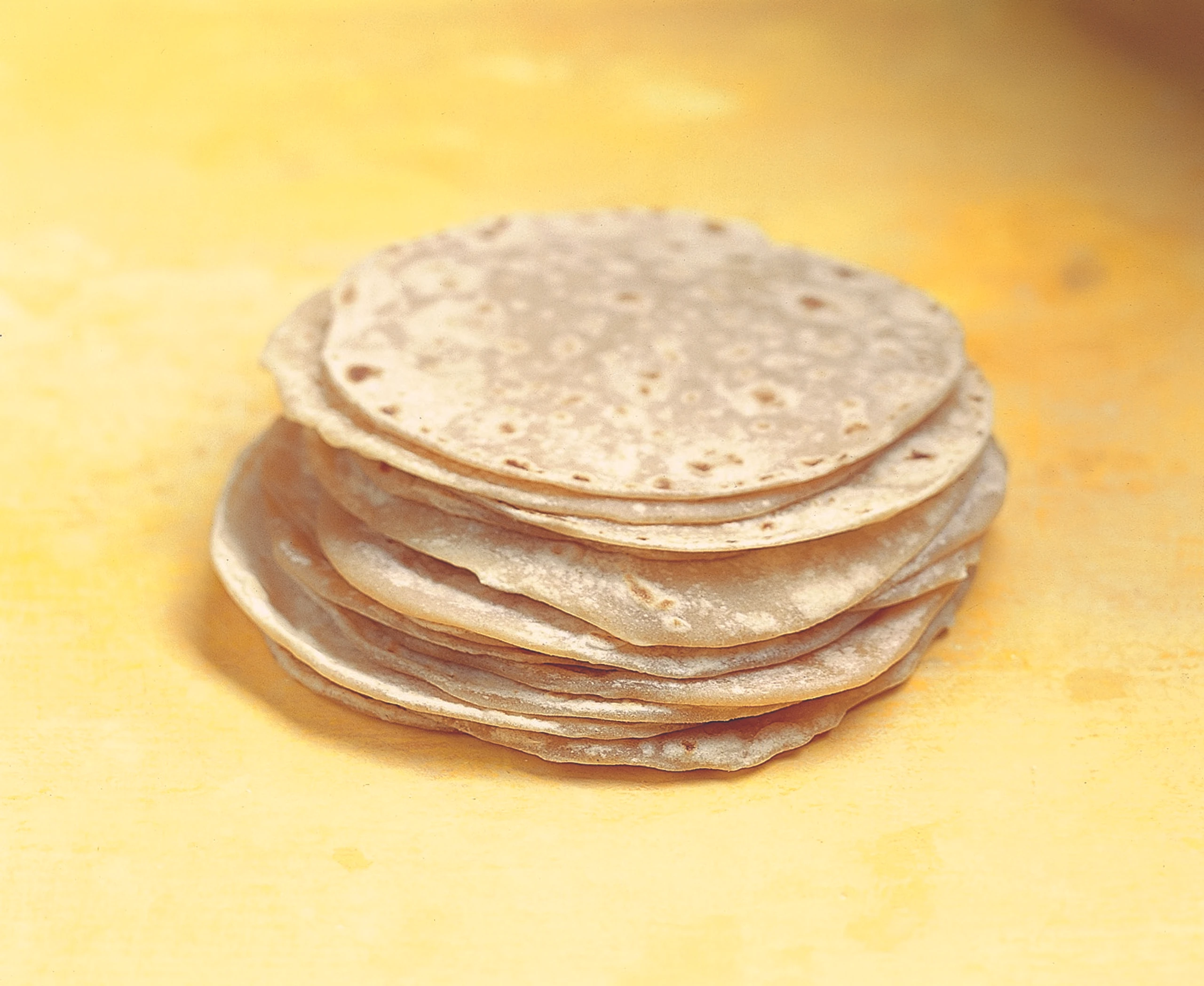 Selbstgemachte Weizen-Tortillas
