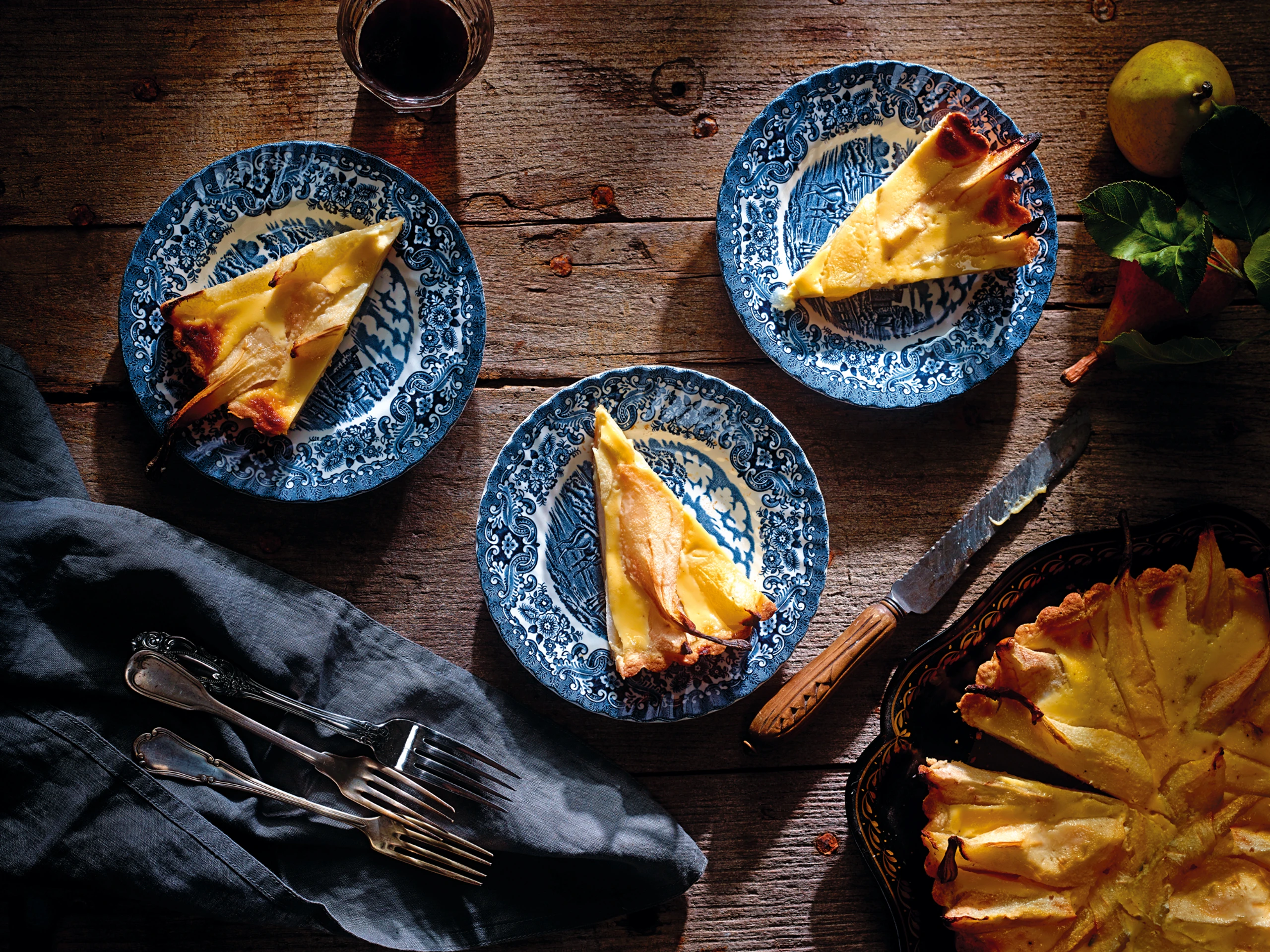 Birnentarte mit Tonkabohne