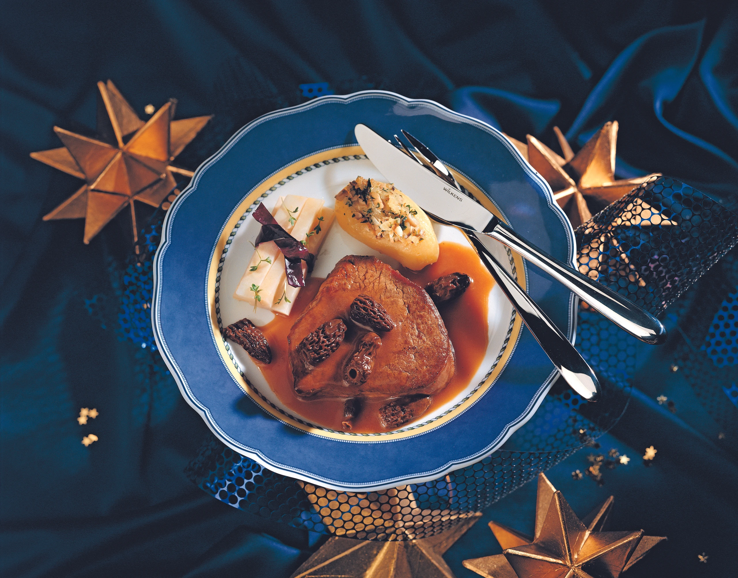 Rindsfilet mit Morchelsauce