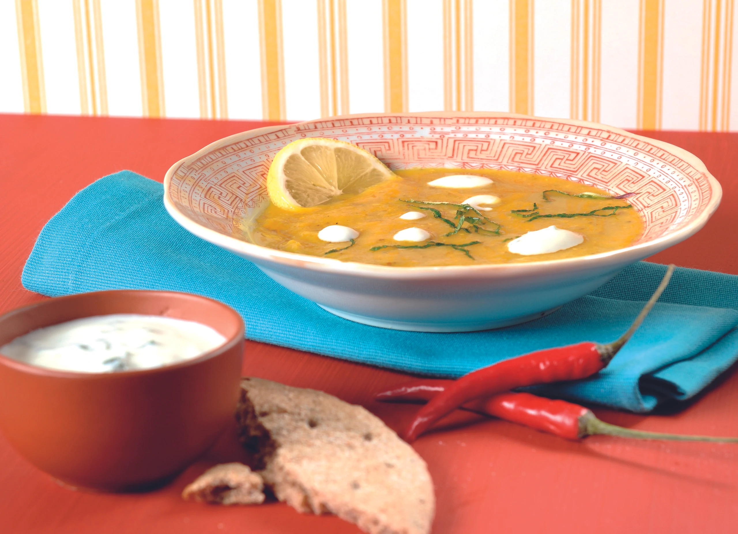 Indische Linsen Suppe