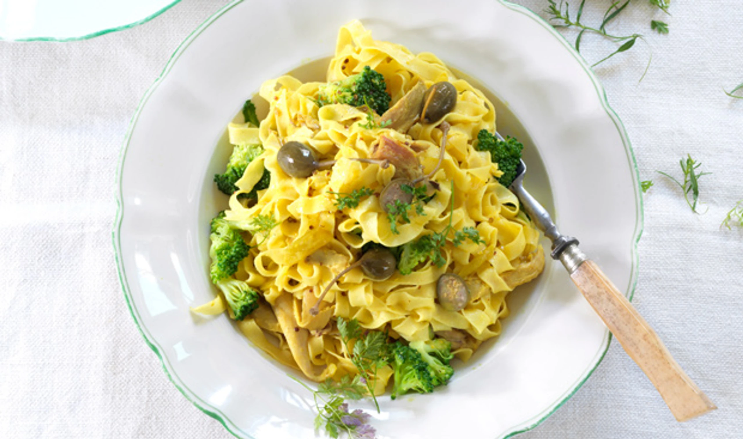 Tagliatelle mit Kaninchen-Senfragout