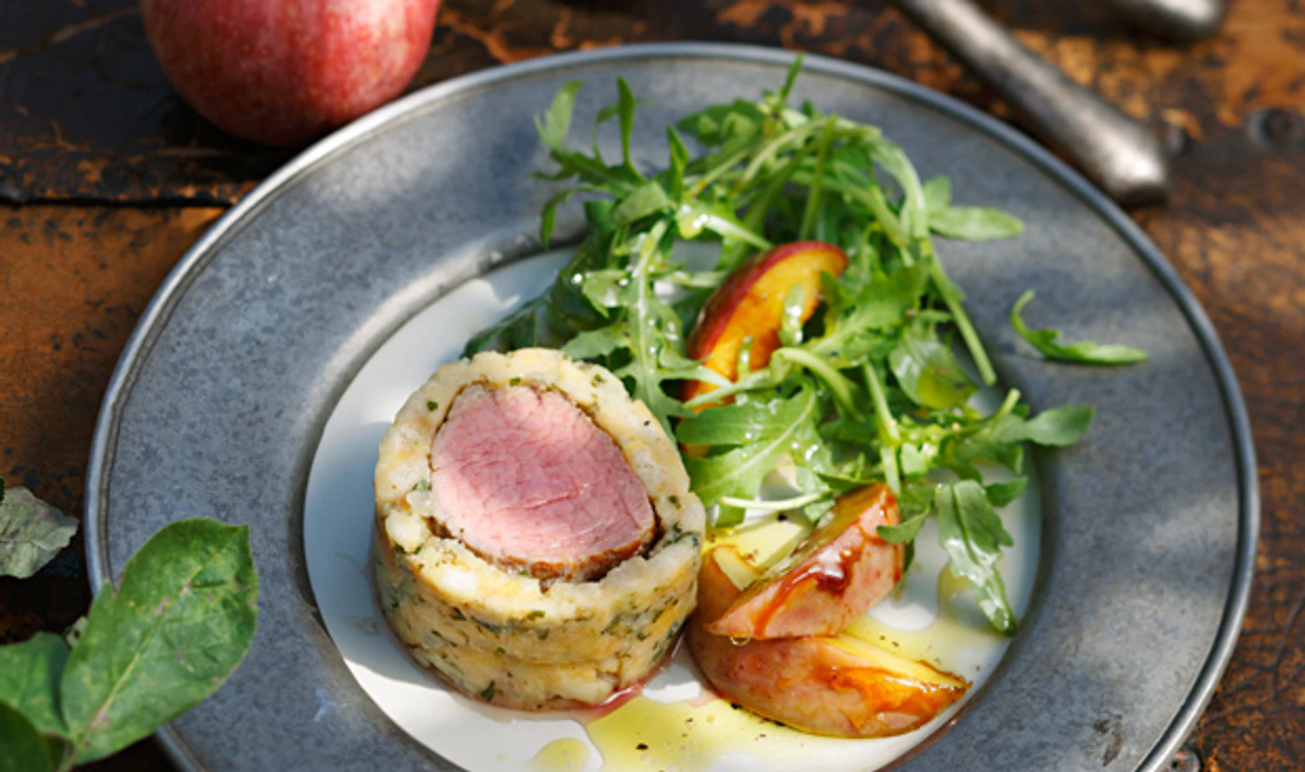 Kalbsfilet in der Apfelhülle
