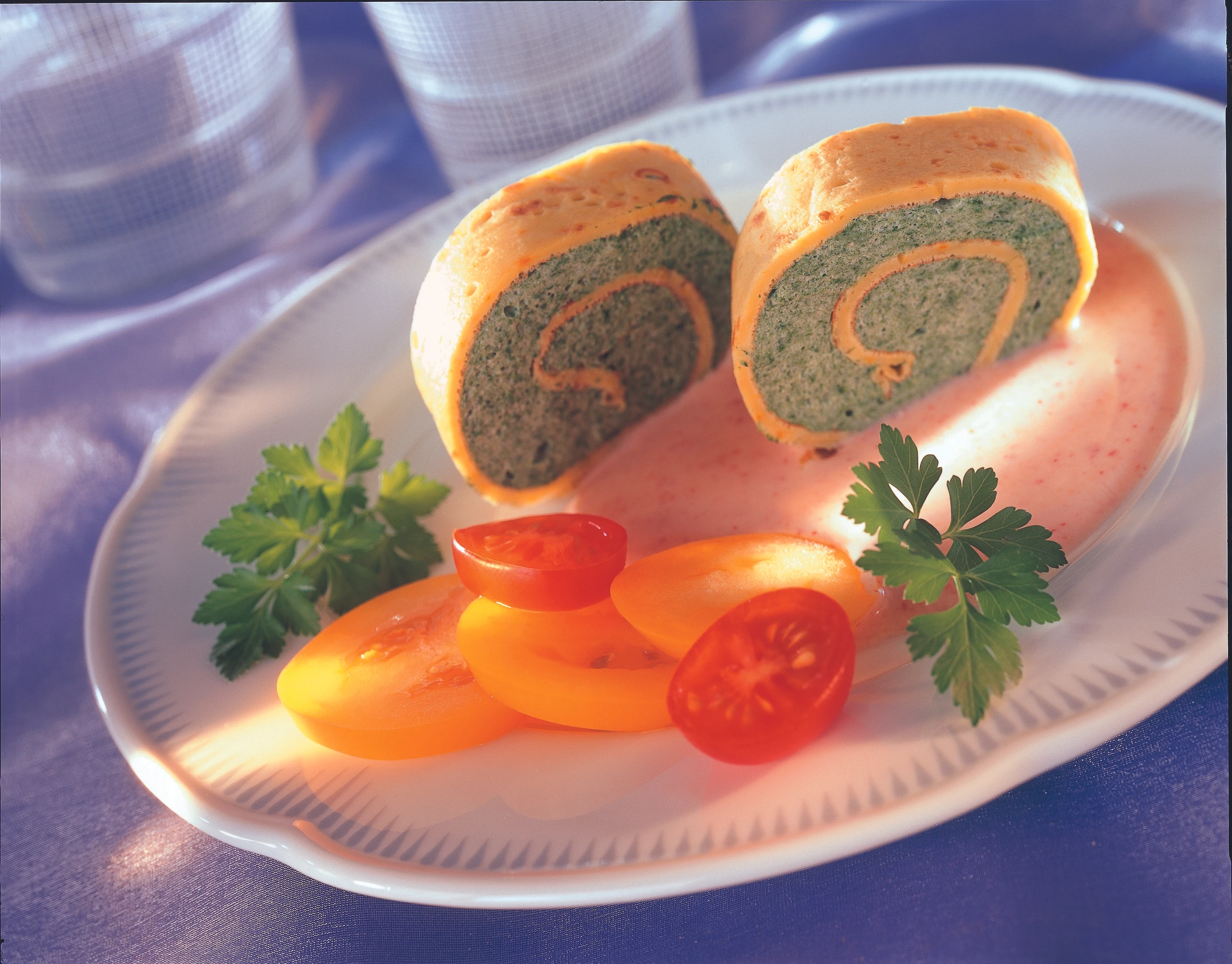 Pikante Spinat-Palatschinken