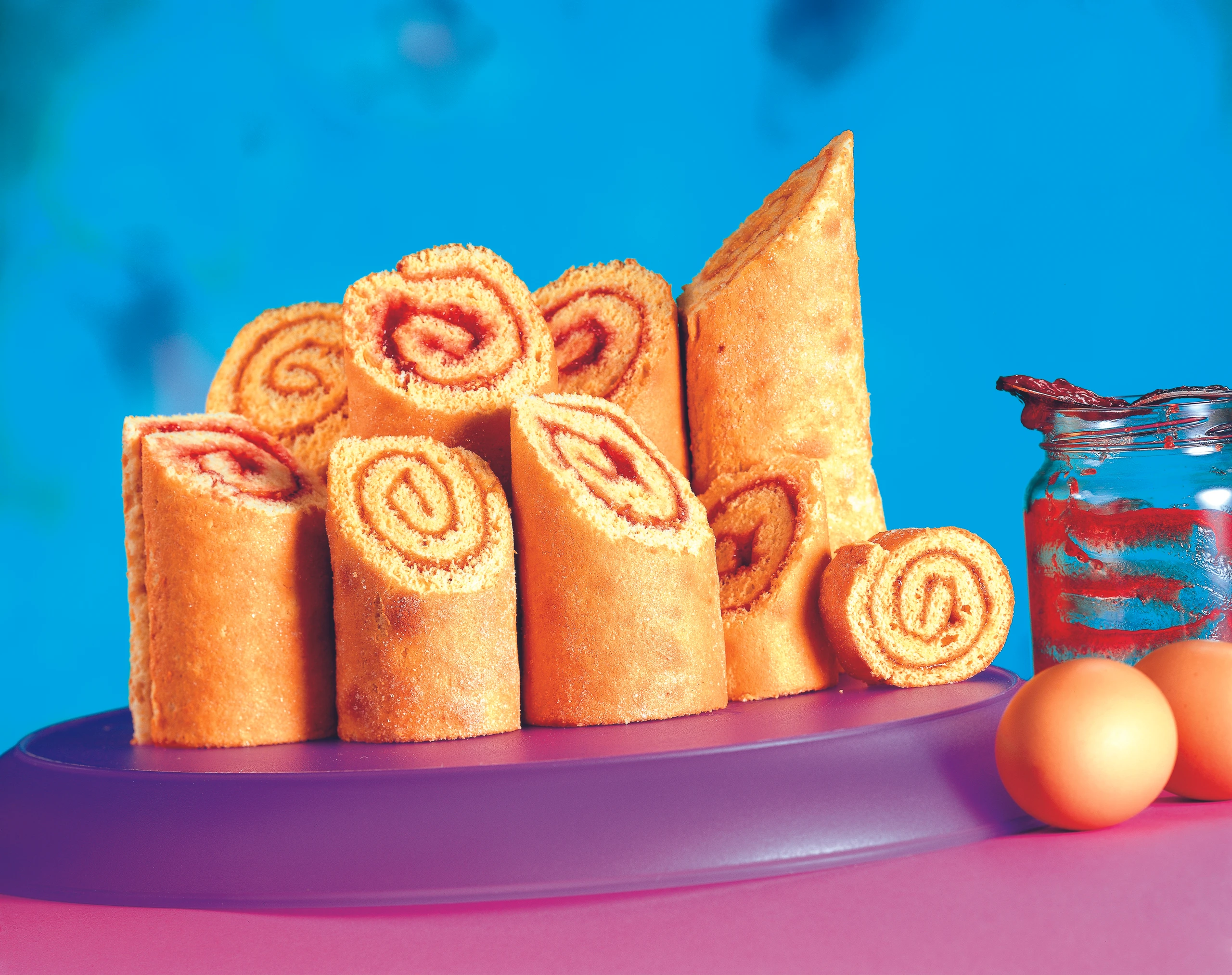 Fingerfood: Süße Rouladen „Skyline“